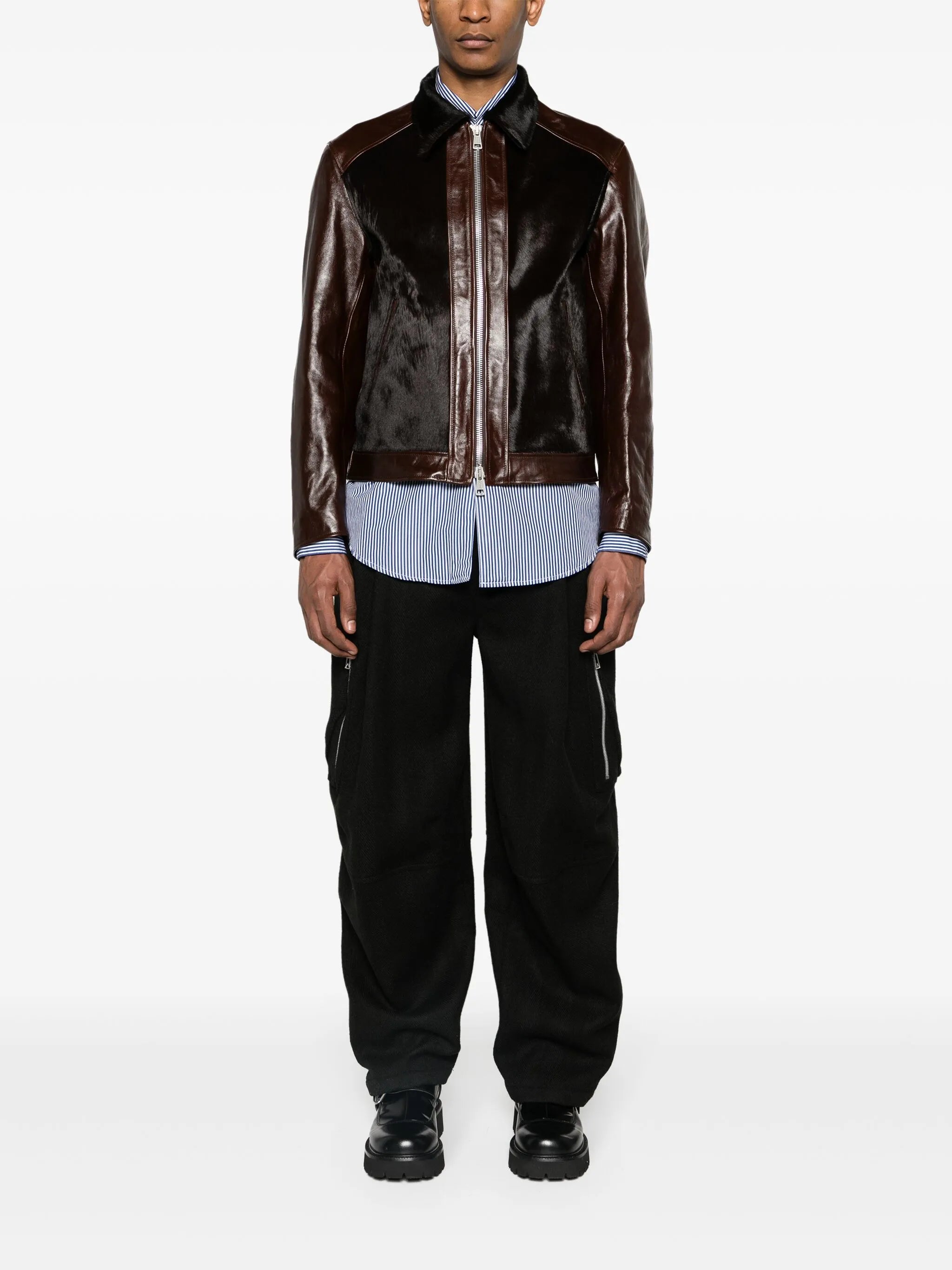 Andalou leather jacket