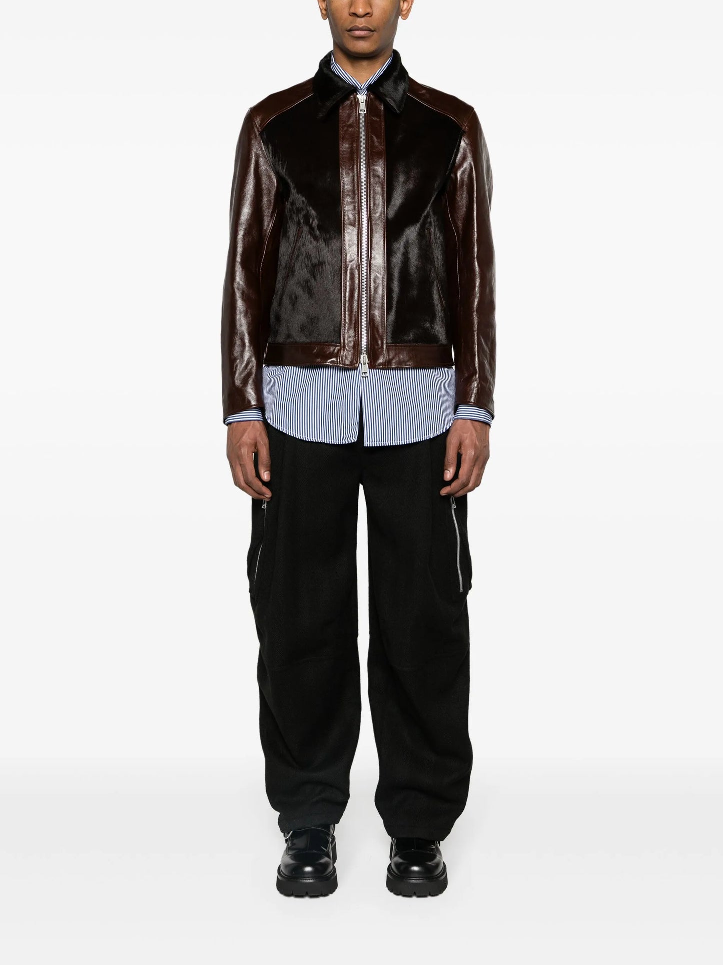 Andalou leather jacket