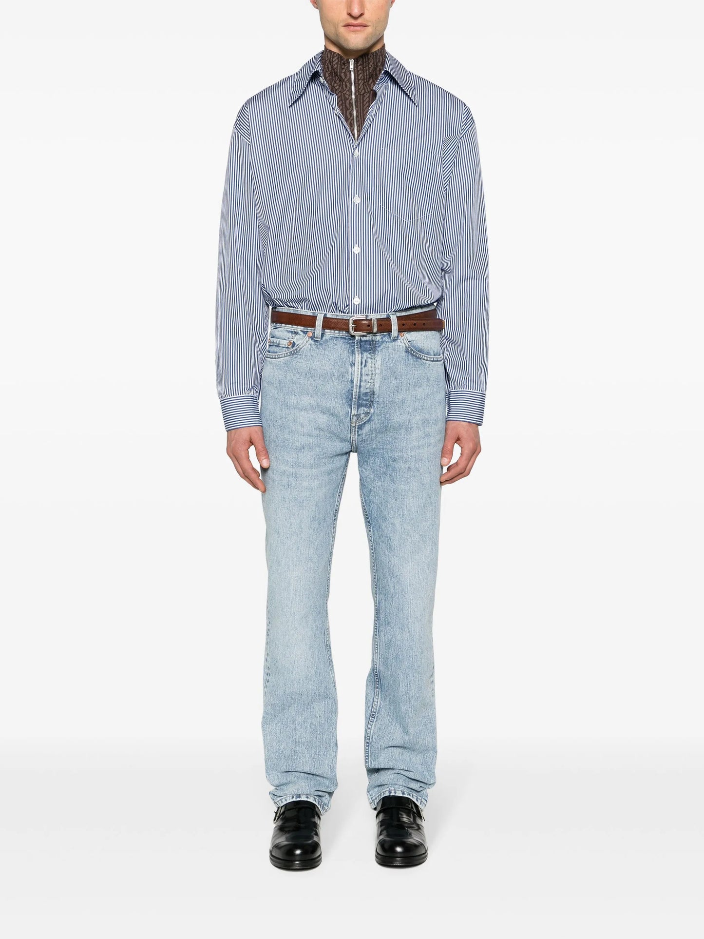 First Cut mid-rise straight-leg jeans