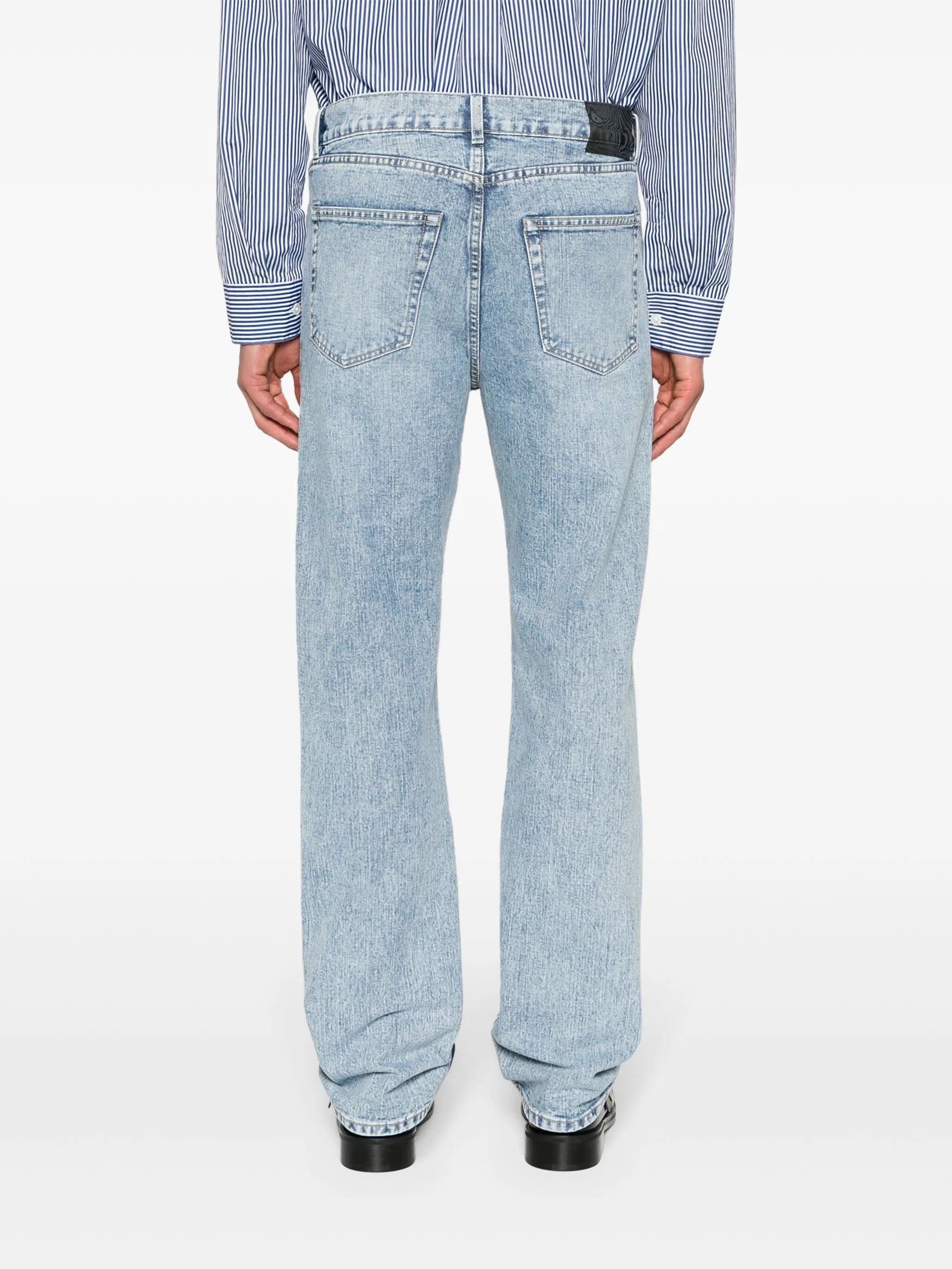 First Cut mid-rise straight-leg jeans