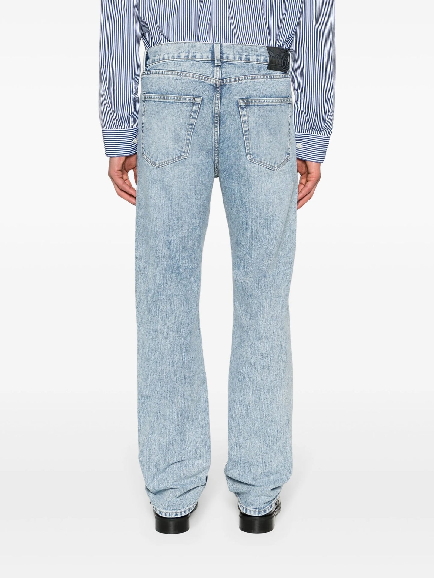 First Cut mid-rise straight-leg jeans