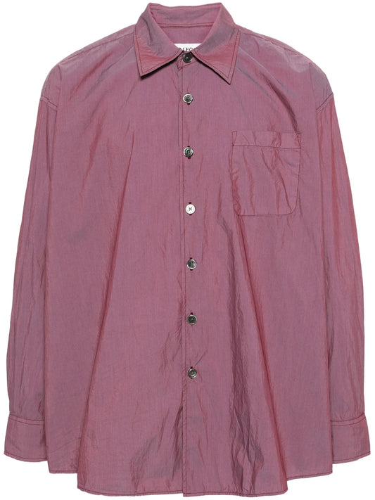 Borrowed cotton-blend shirt