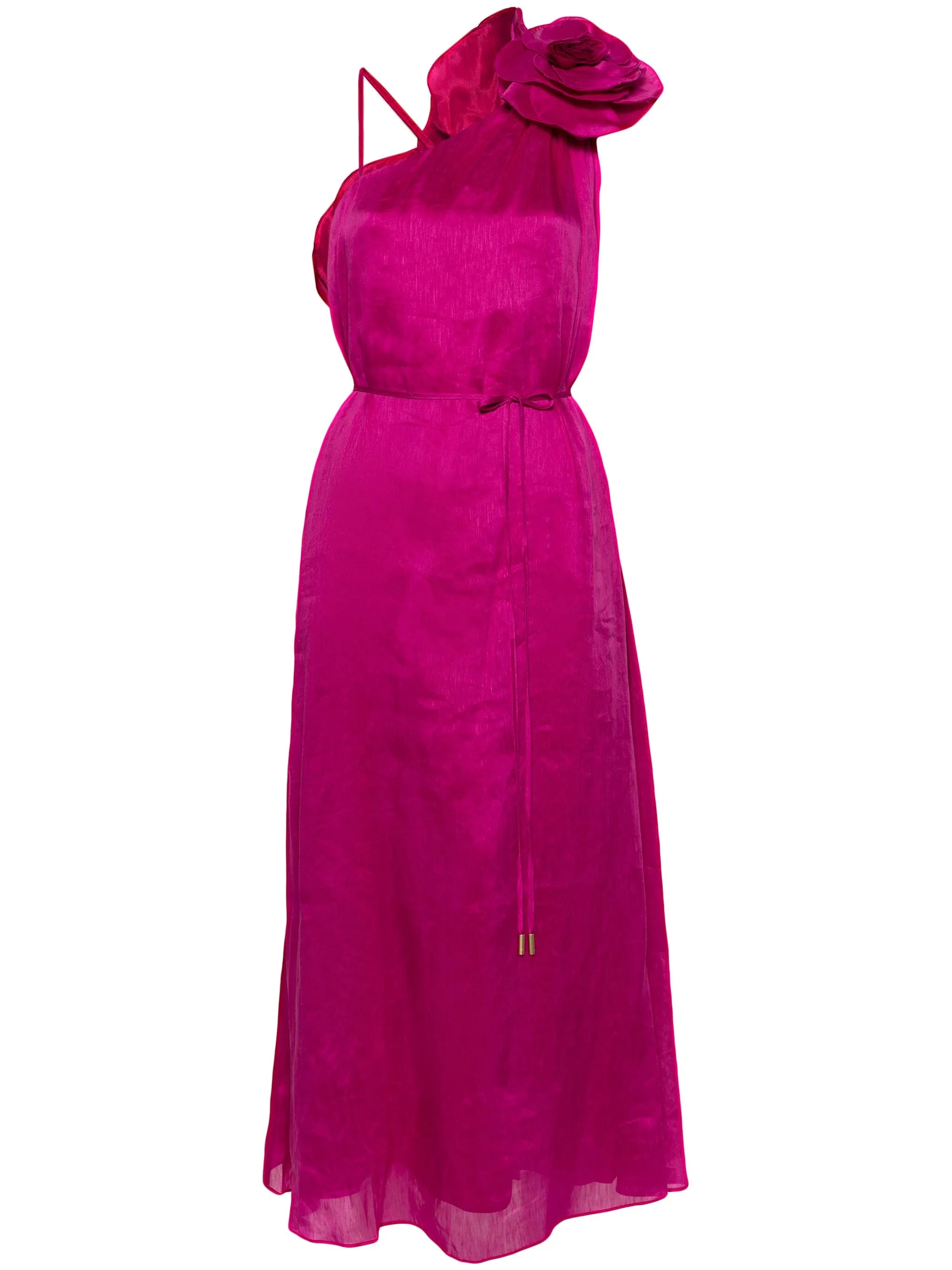 Quintessa floral-appliqué midi dress