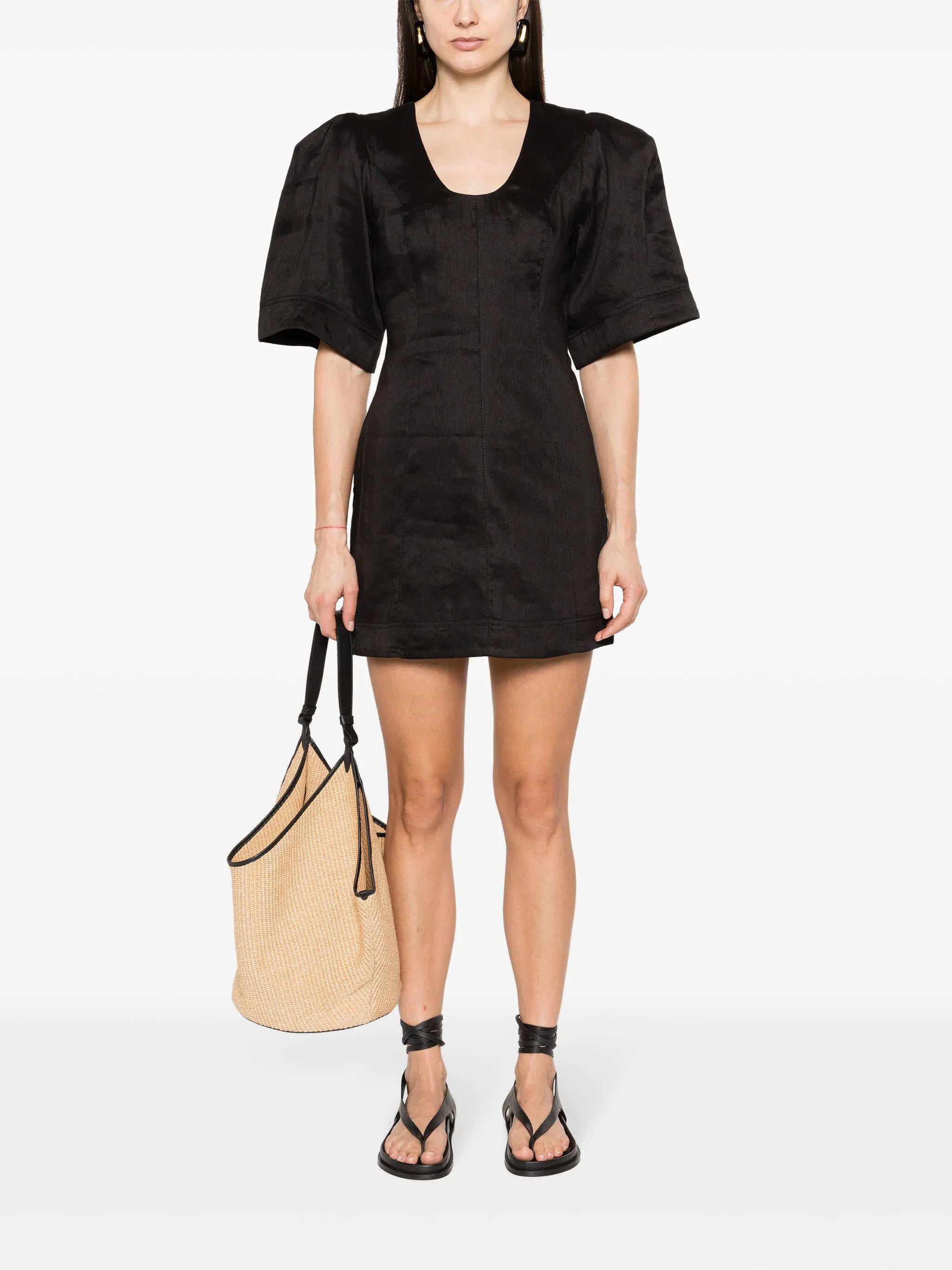 Hunter twisted mini dress