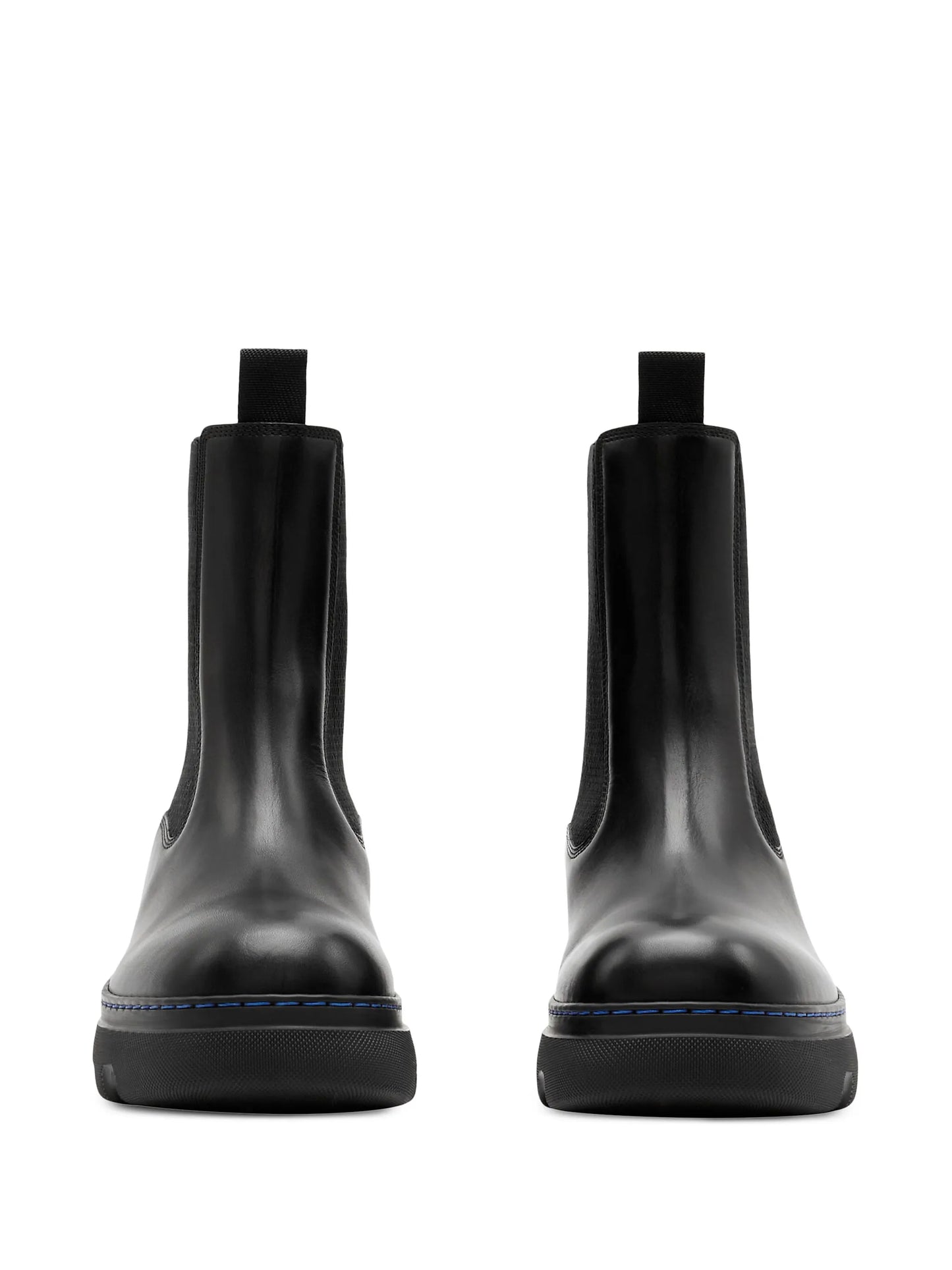 round-toe leather boots