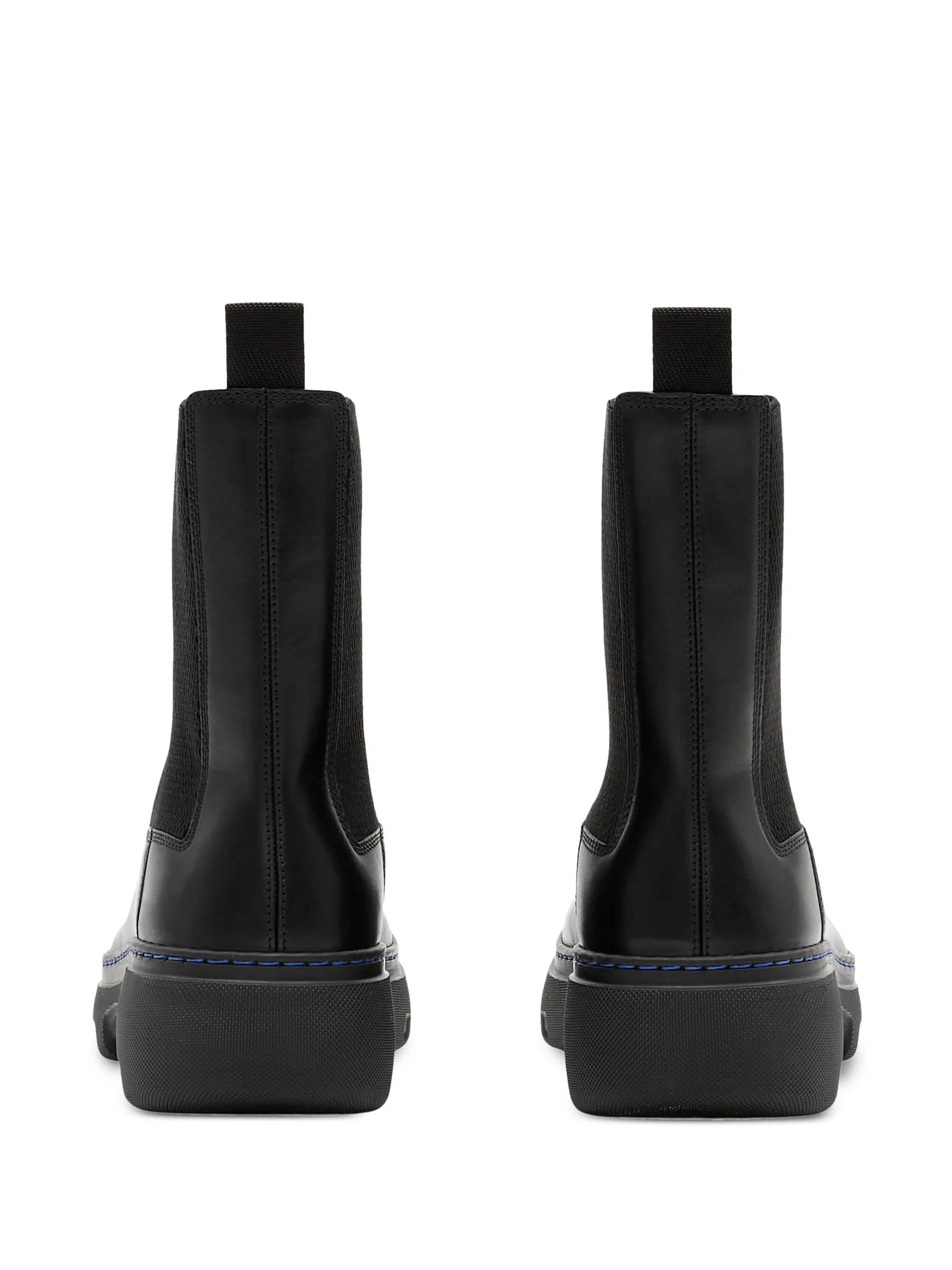 round-toe leather boots