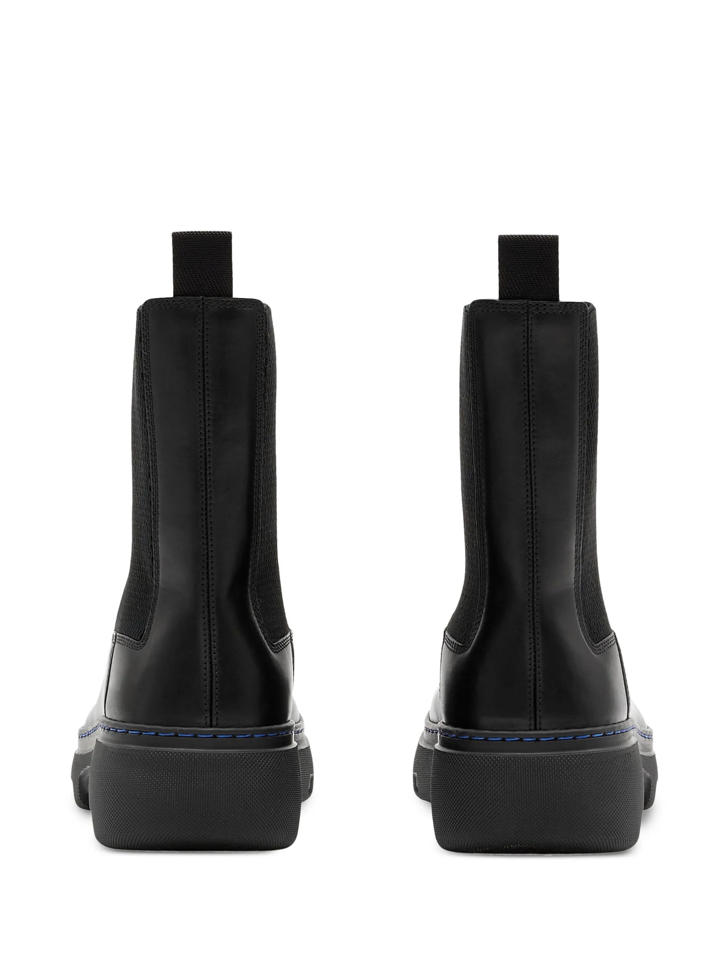 round-toe leather boots