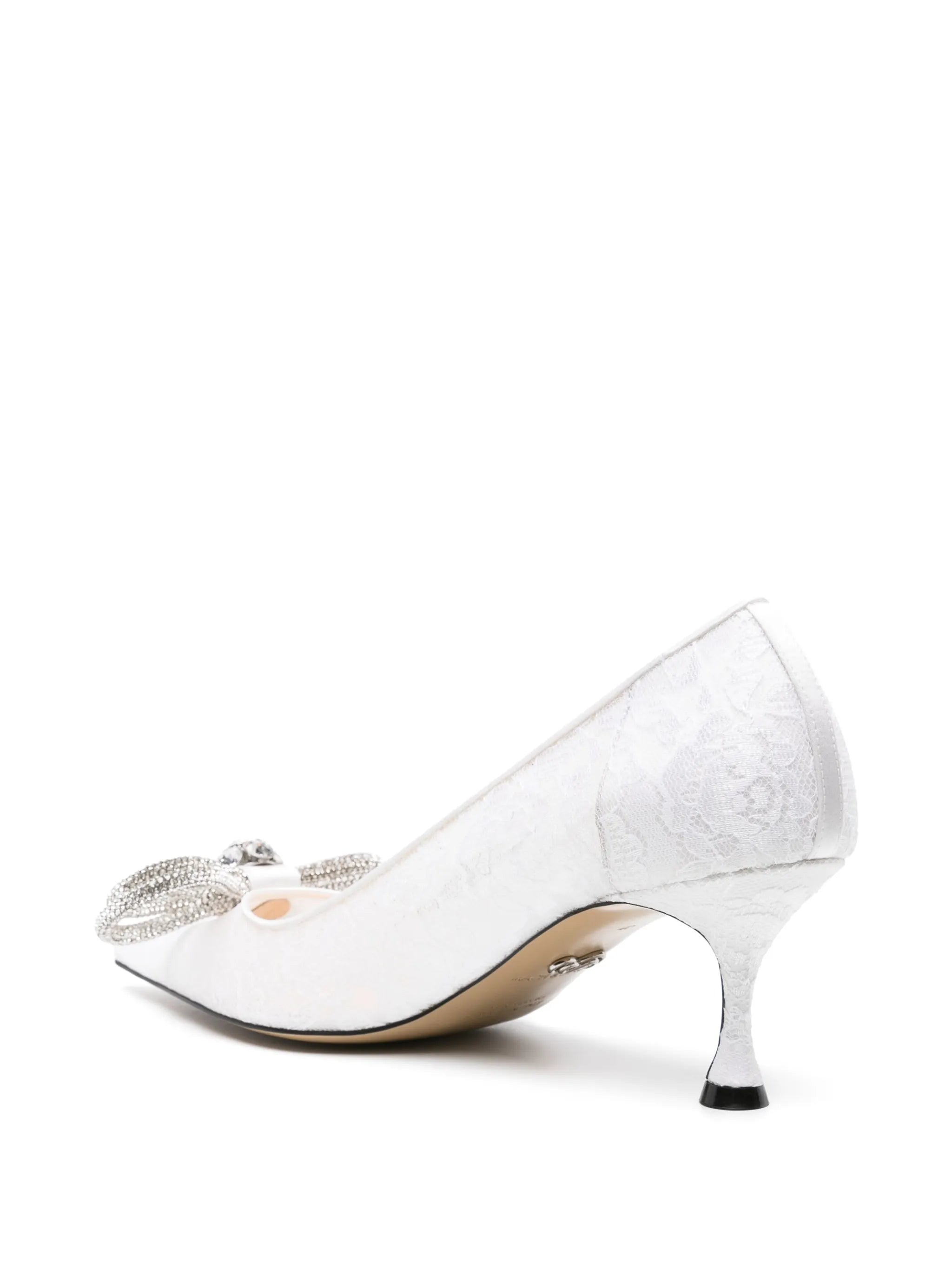 Double Bow 65mm lace pumps