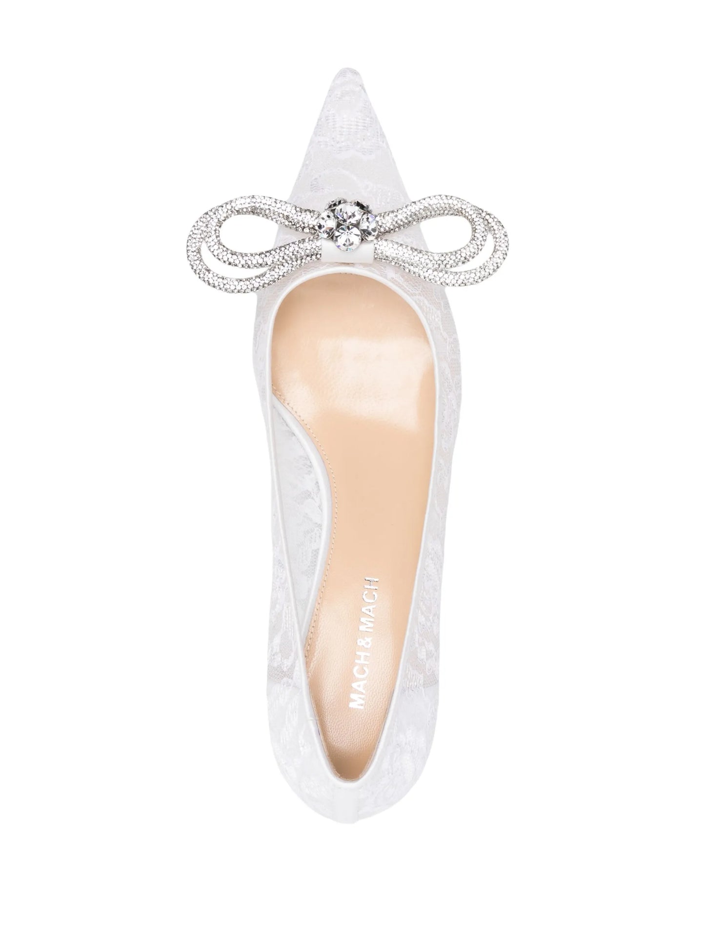 Double Bow 65mm lace pumps