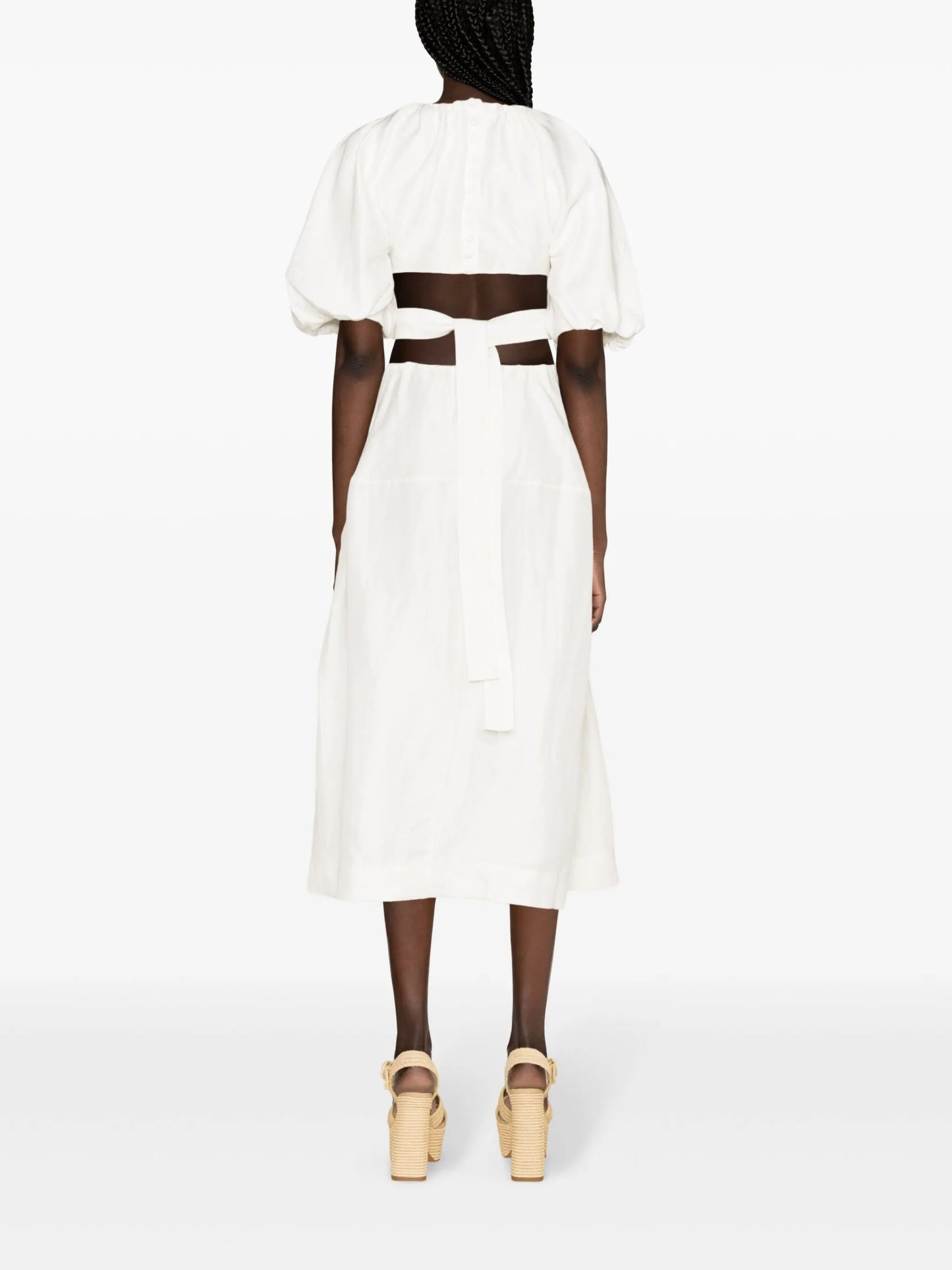 Mimosa cut-out midi dress