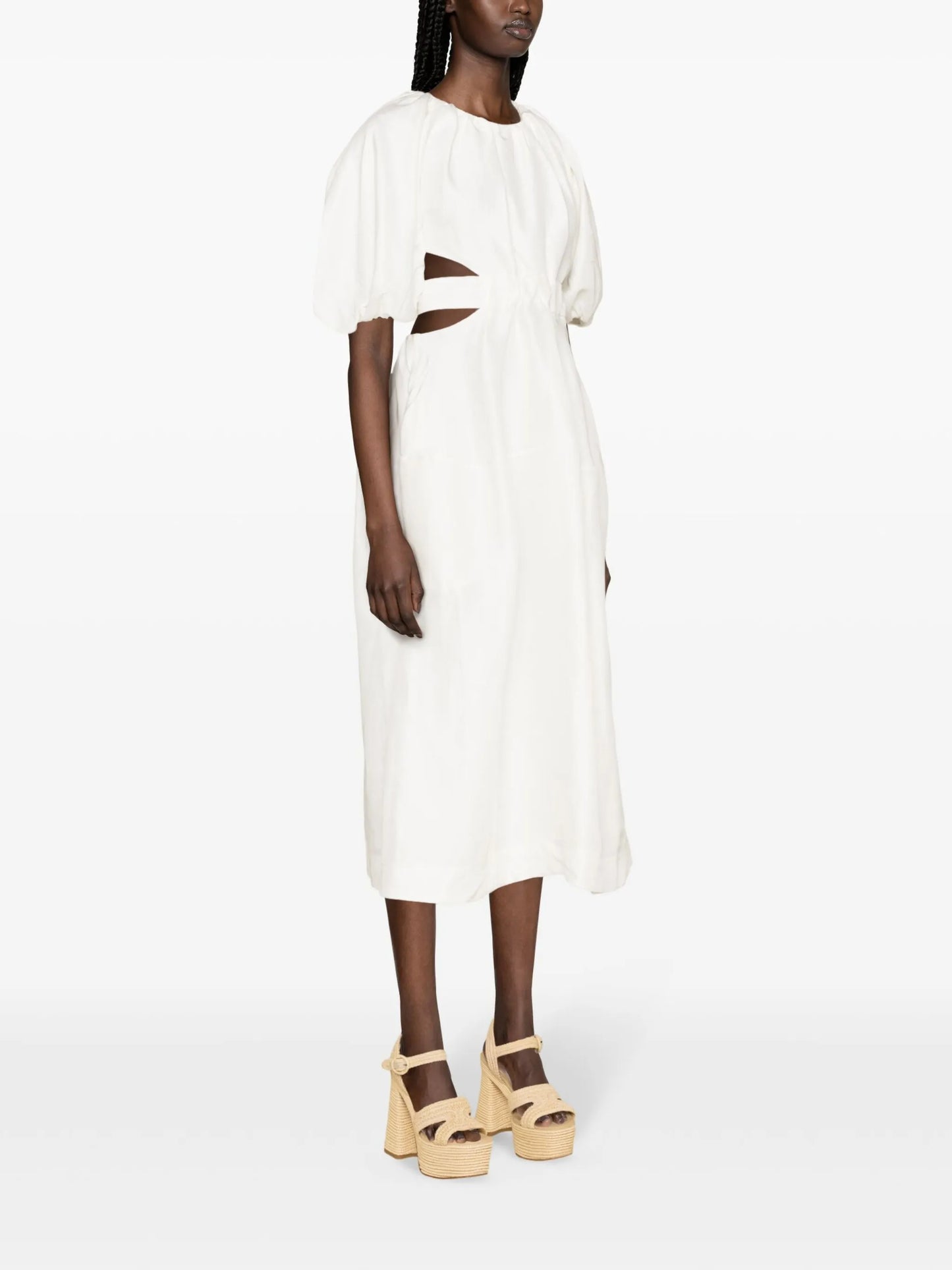 Mimosa cut-out midi dress
