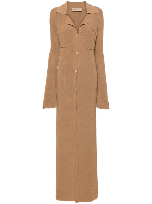 Agos knitted maxi cardi-coat
