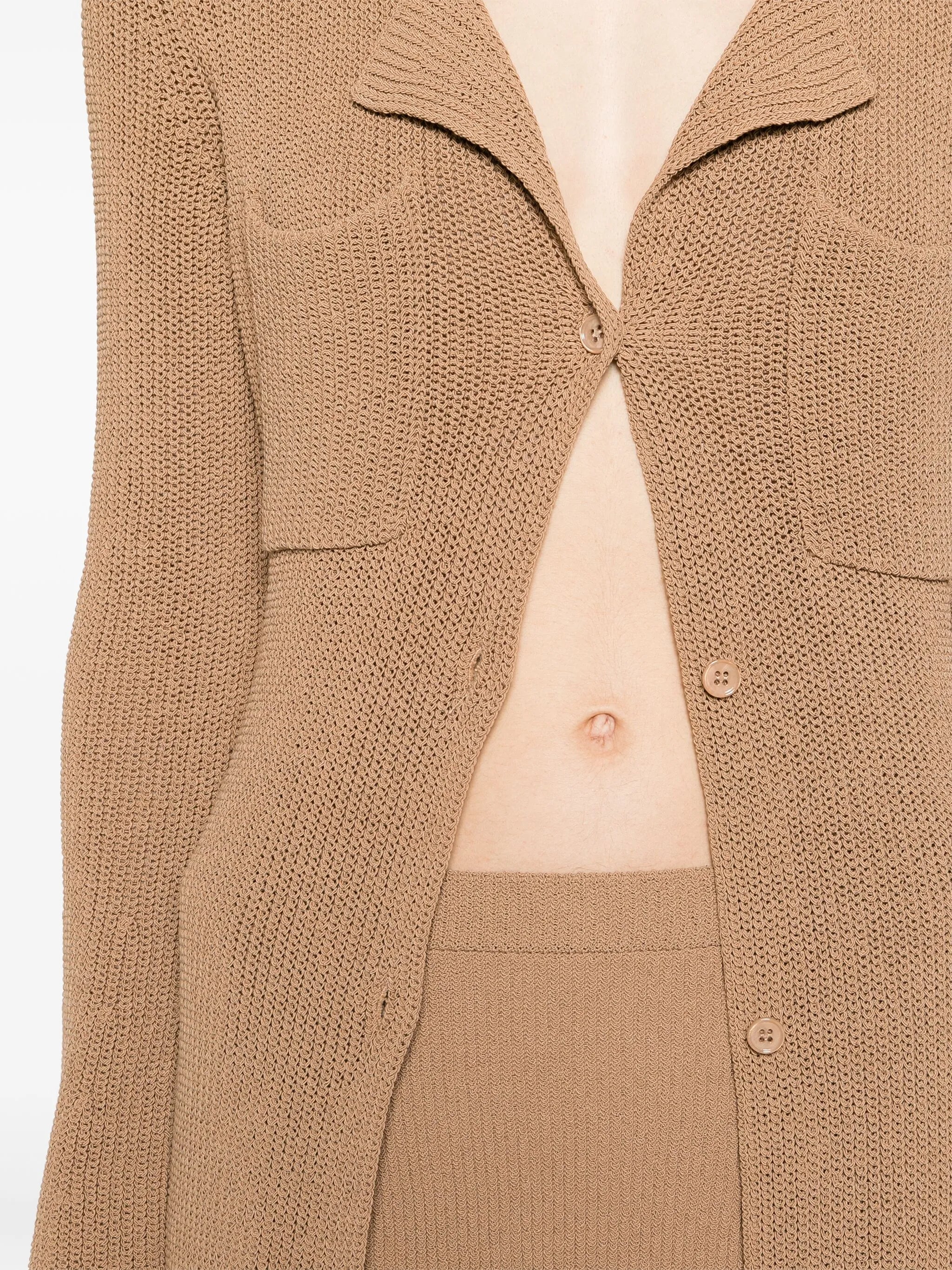Agos knitted maxi cardi-coat