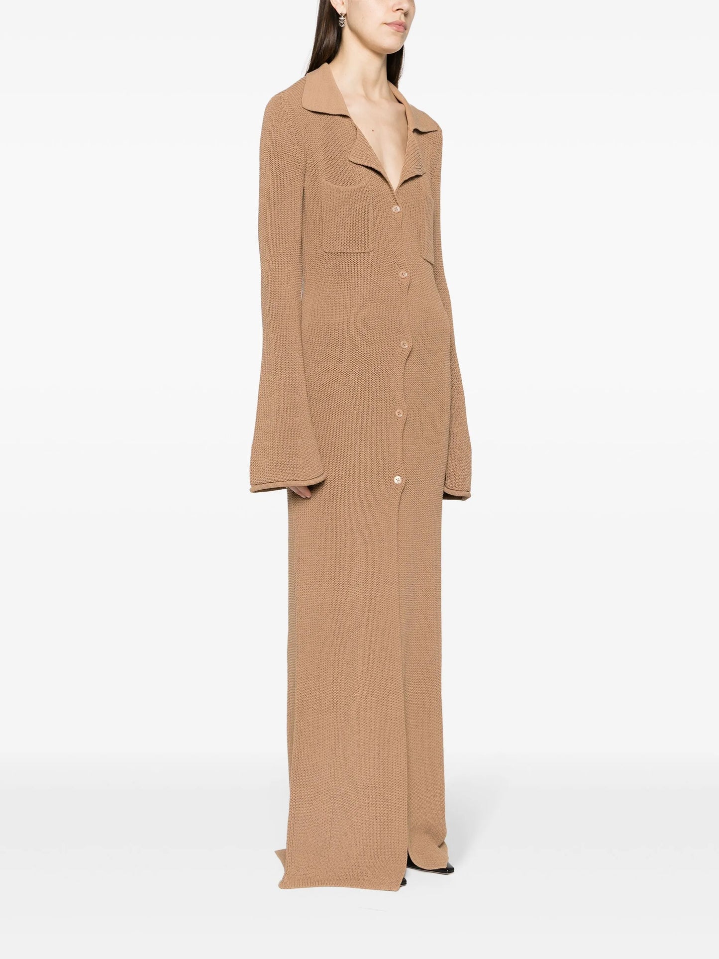 Agos knitted maxi cardi-coat