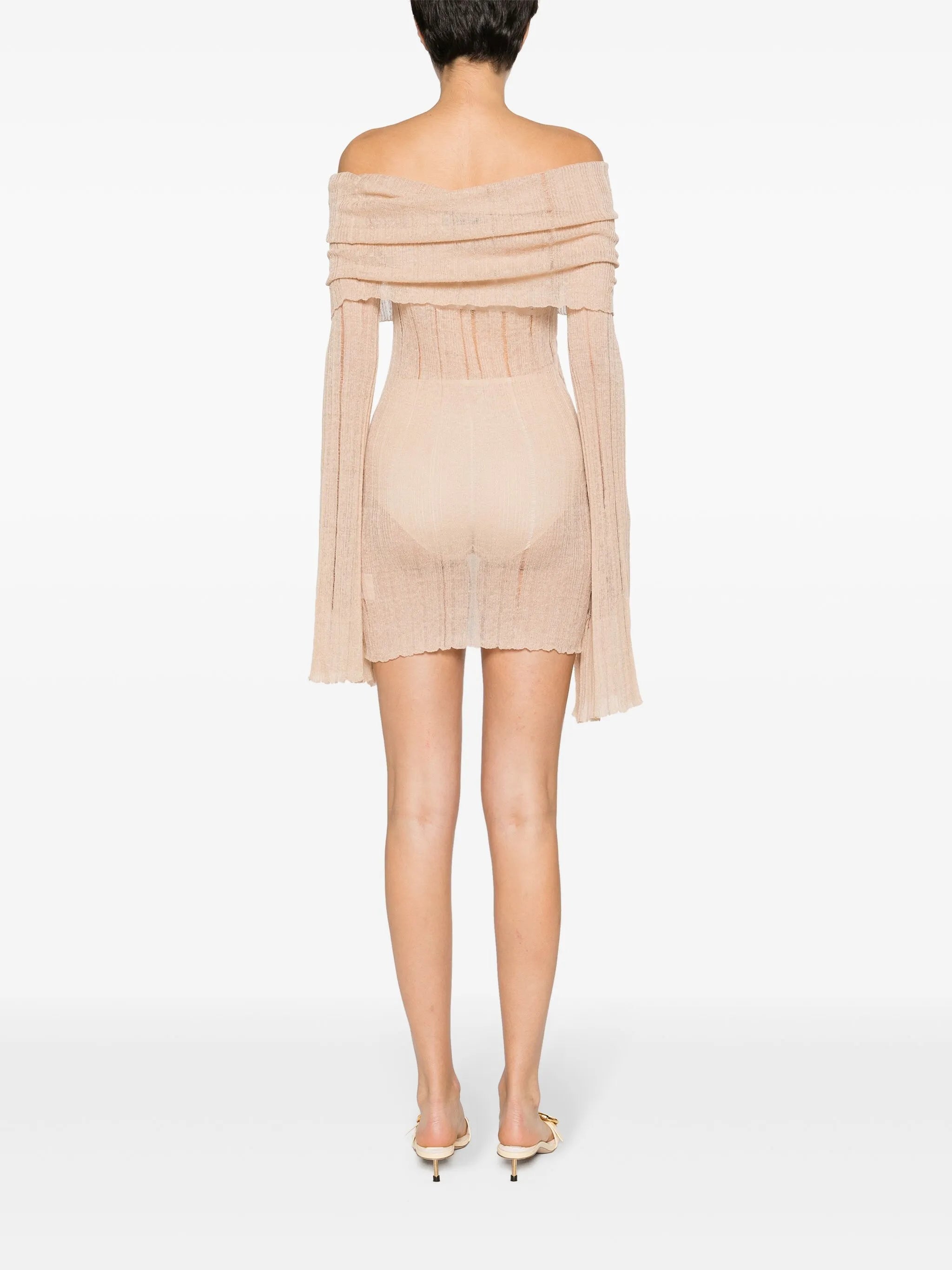 Ele off-shoulder minidress