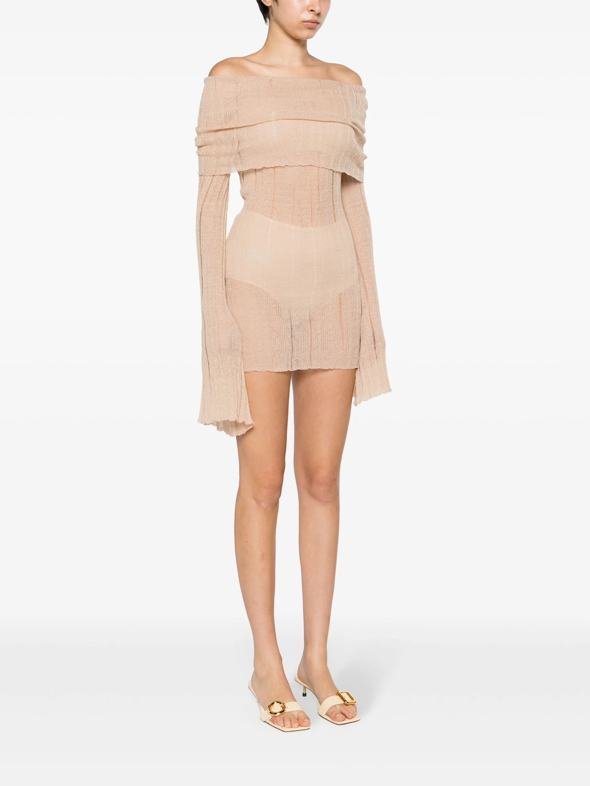Ele off-shoulder minidress