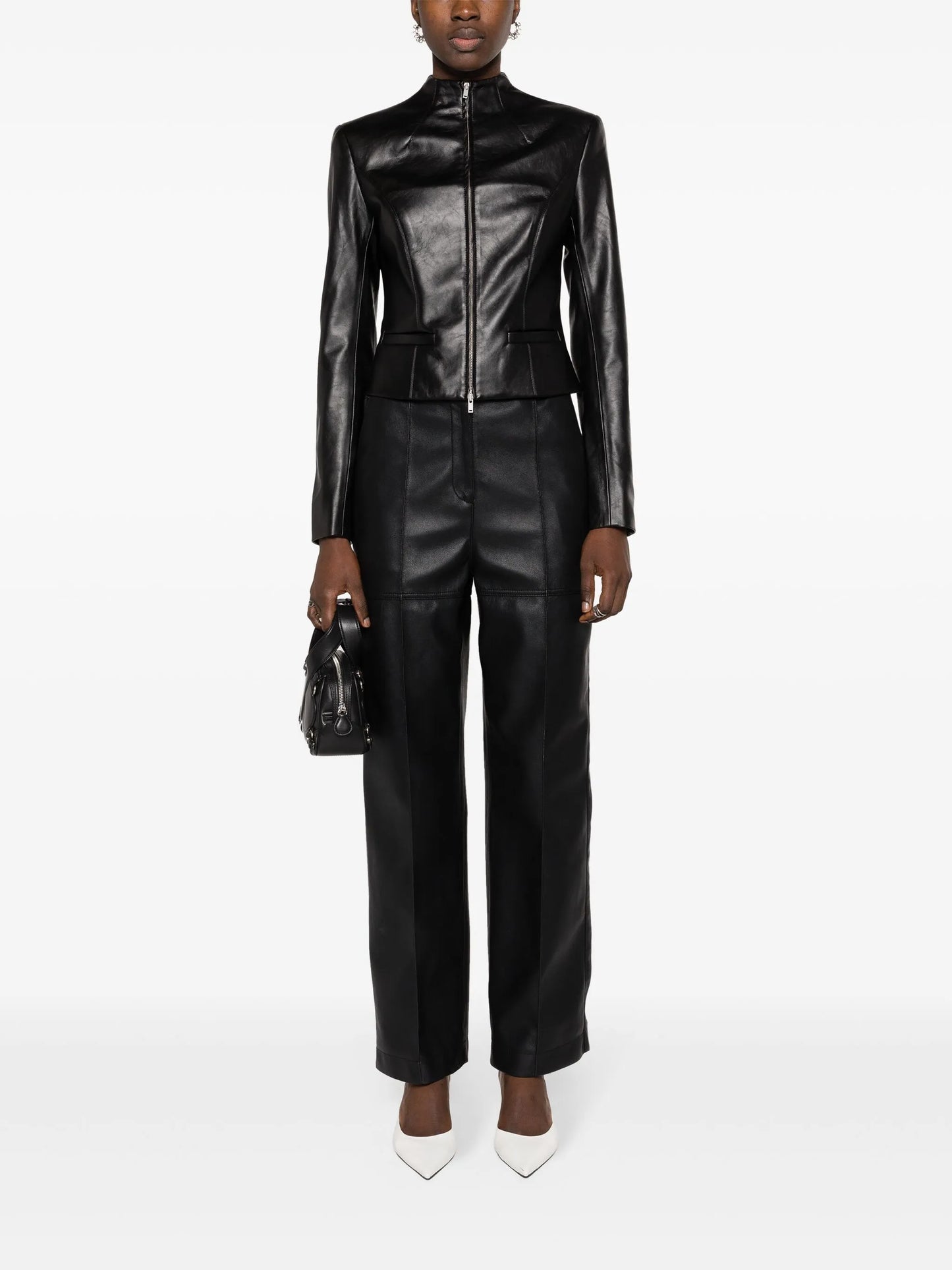 Ubala faux-leather jacket