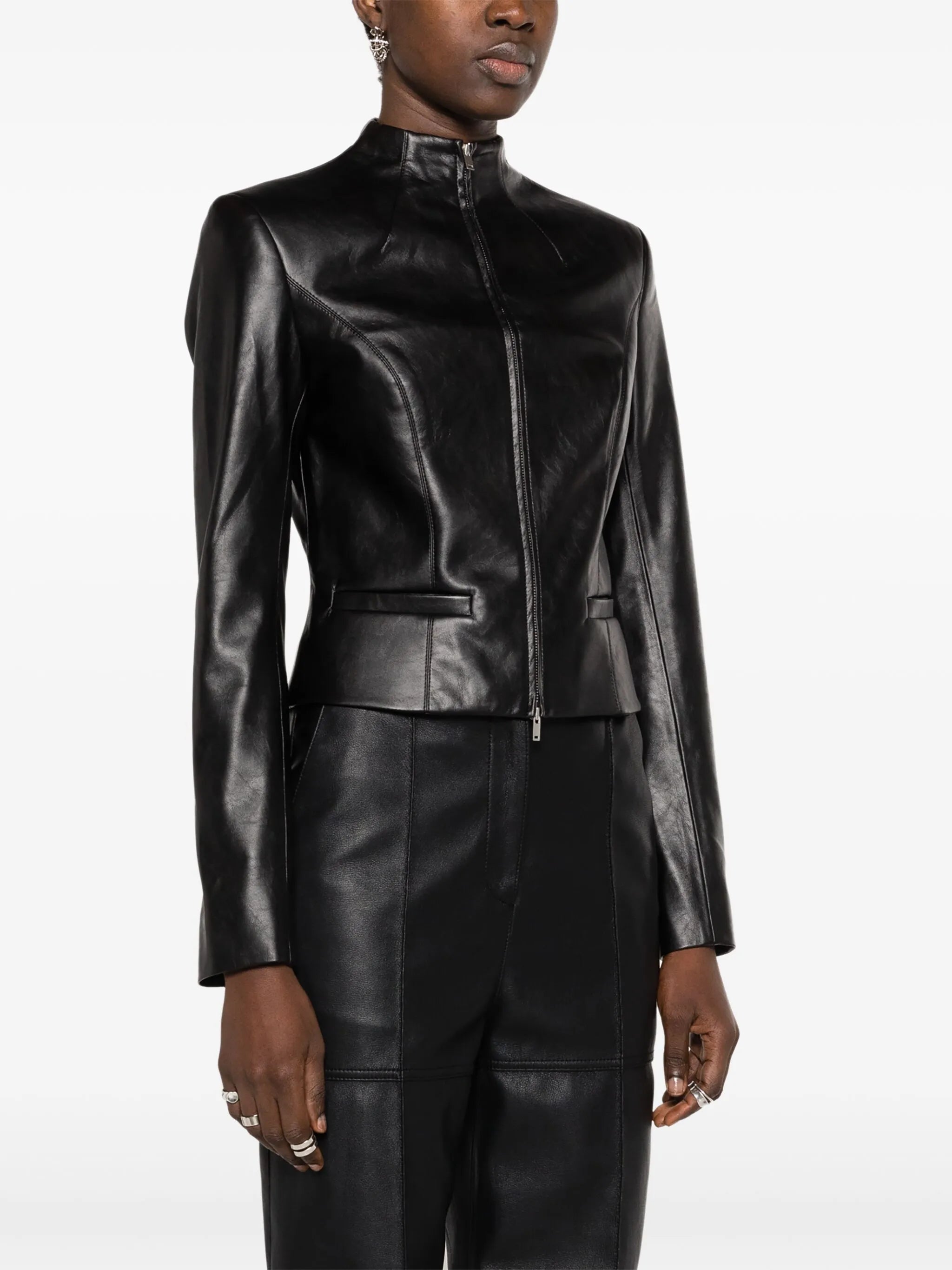 Ubala faux-leather jacket