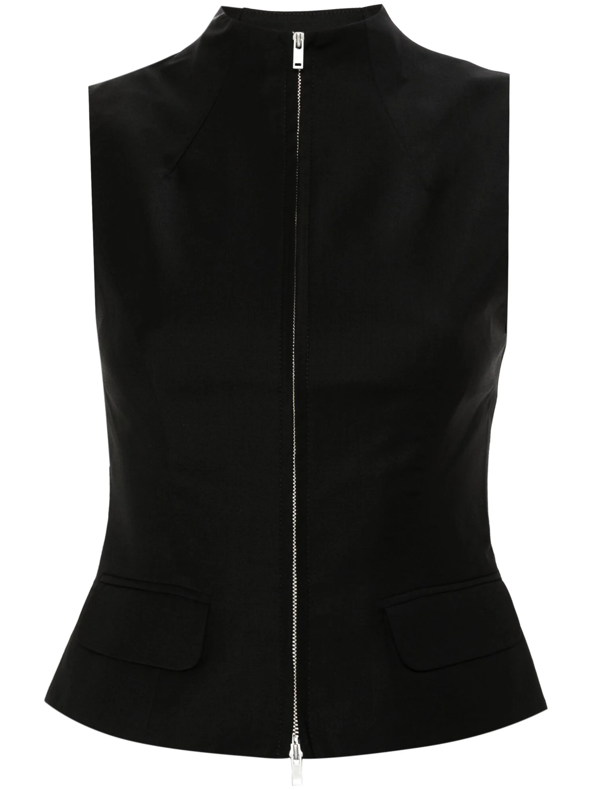 Suwo mock-neck vest