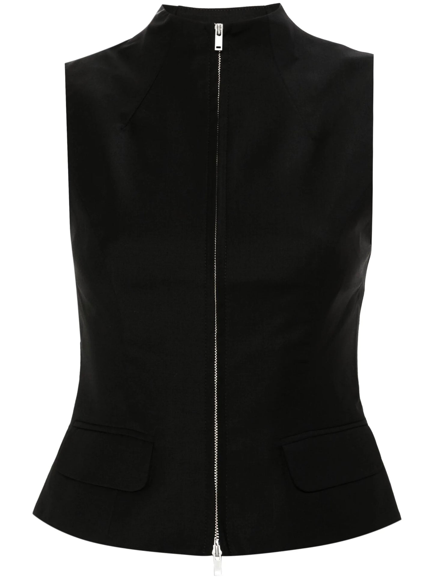 Suwo mock-neck vest