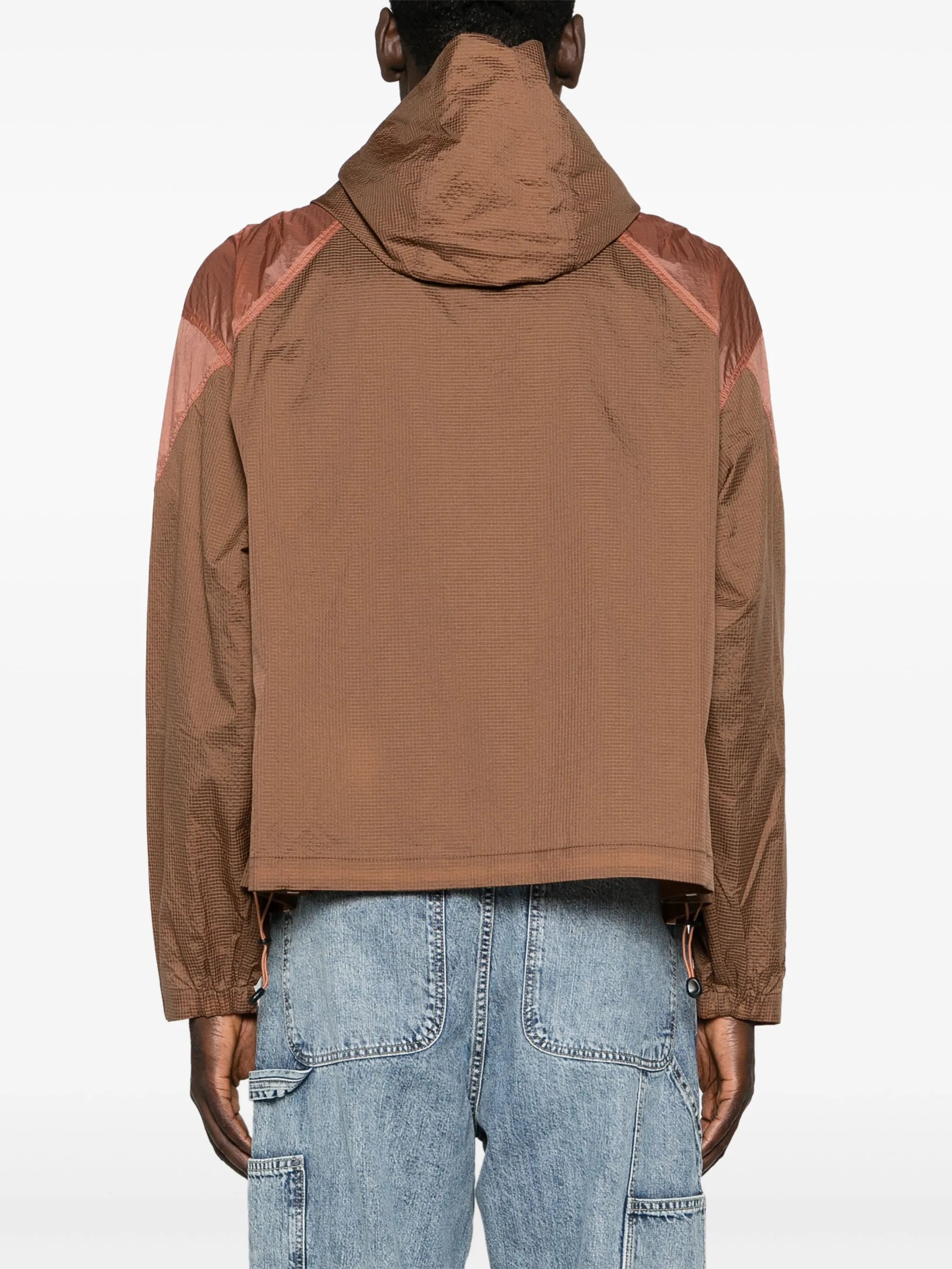 Retrospec panelled hooded jacket