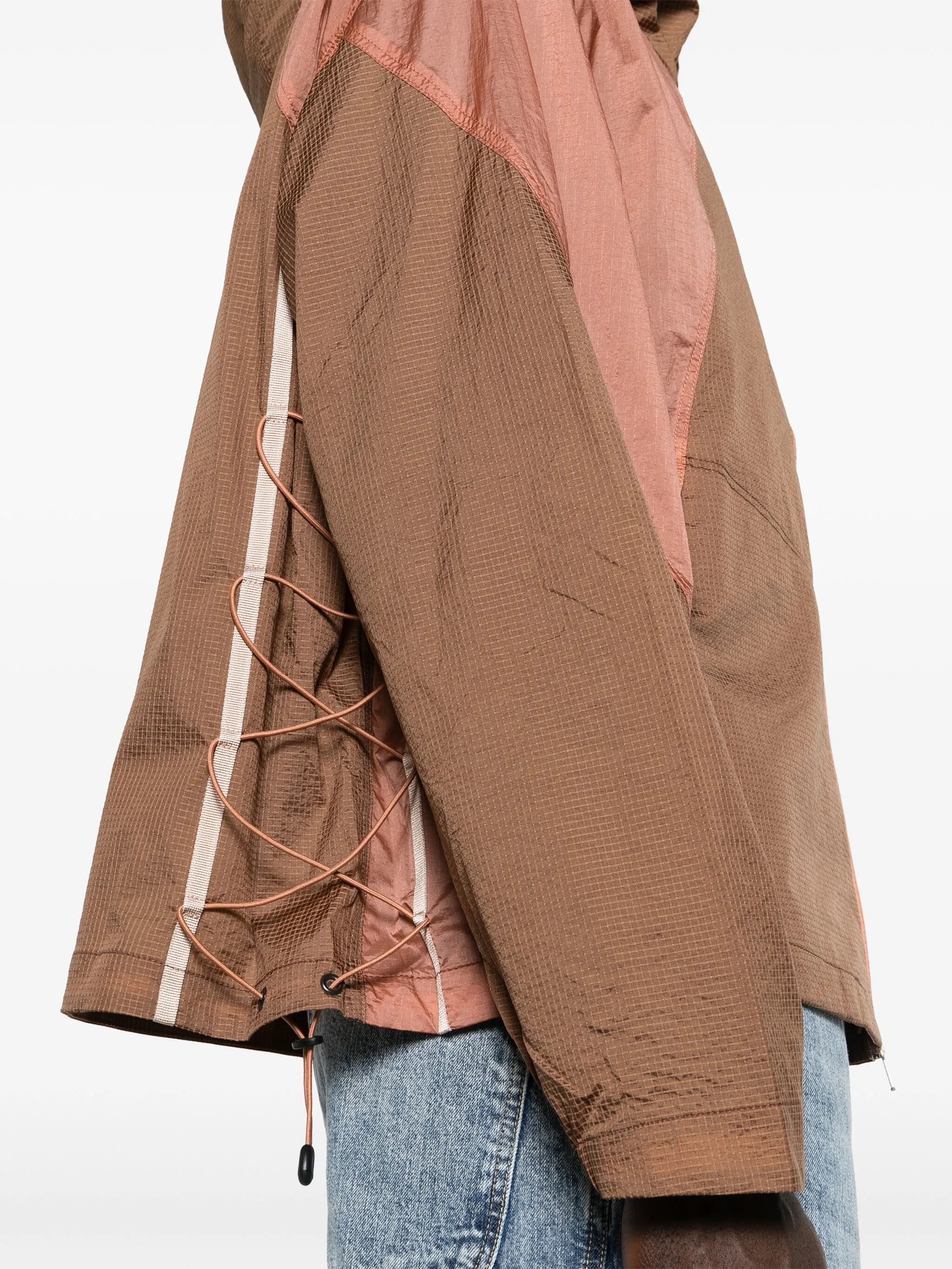 Retrospec panelled hooded jacket