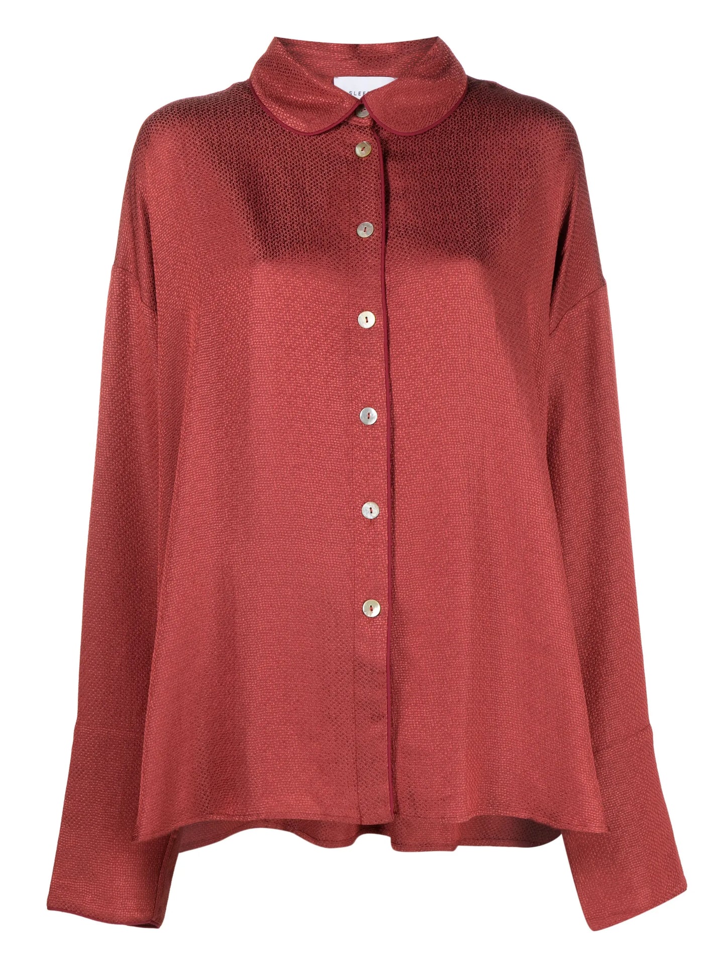 Pastelle jacquard-pattern pyjama top