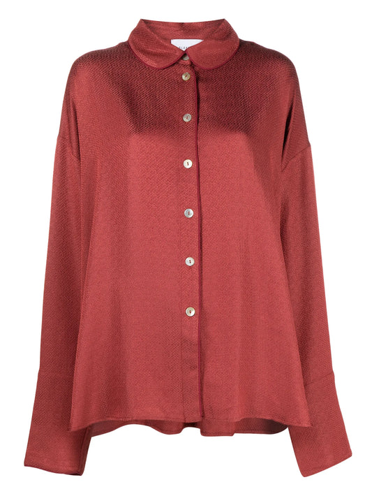 Pastelle jacquard-pattern pyjama top