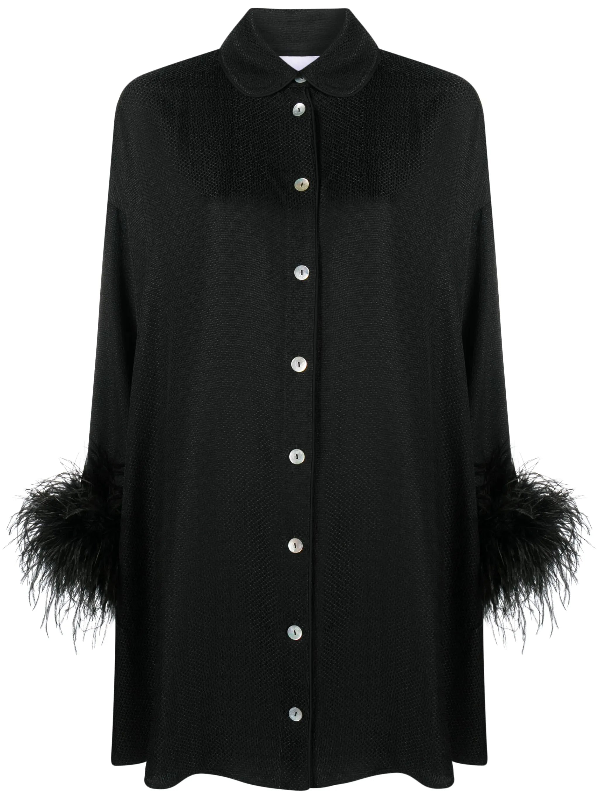 Pastelle jacquard shirt dress