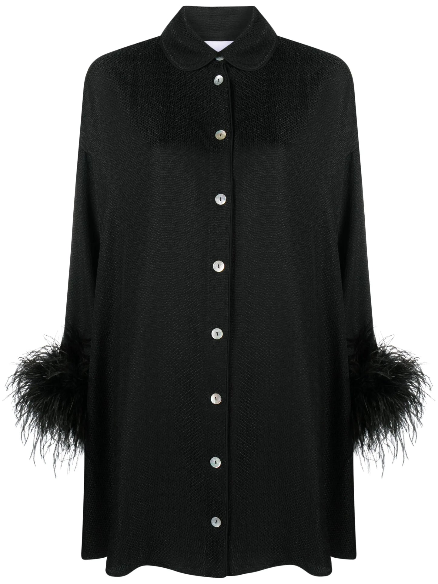 Pastelle jacquard shirt dress