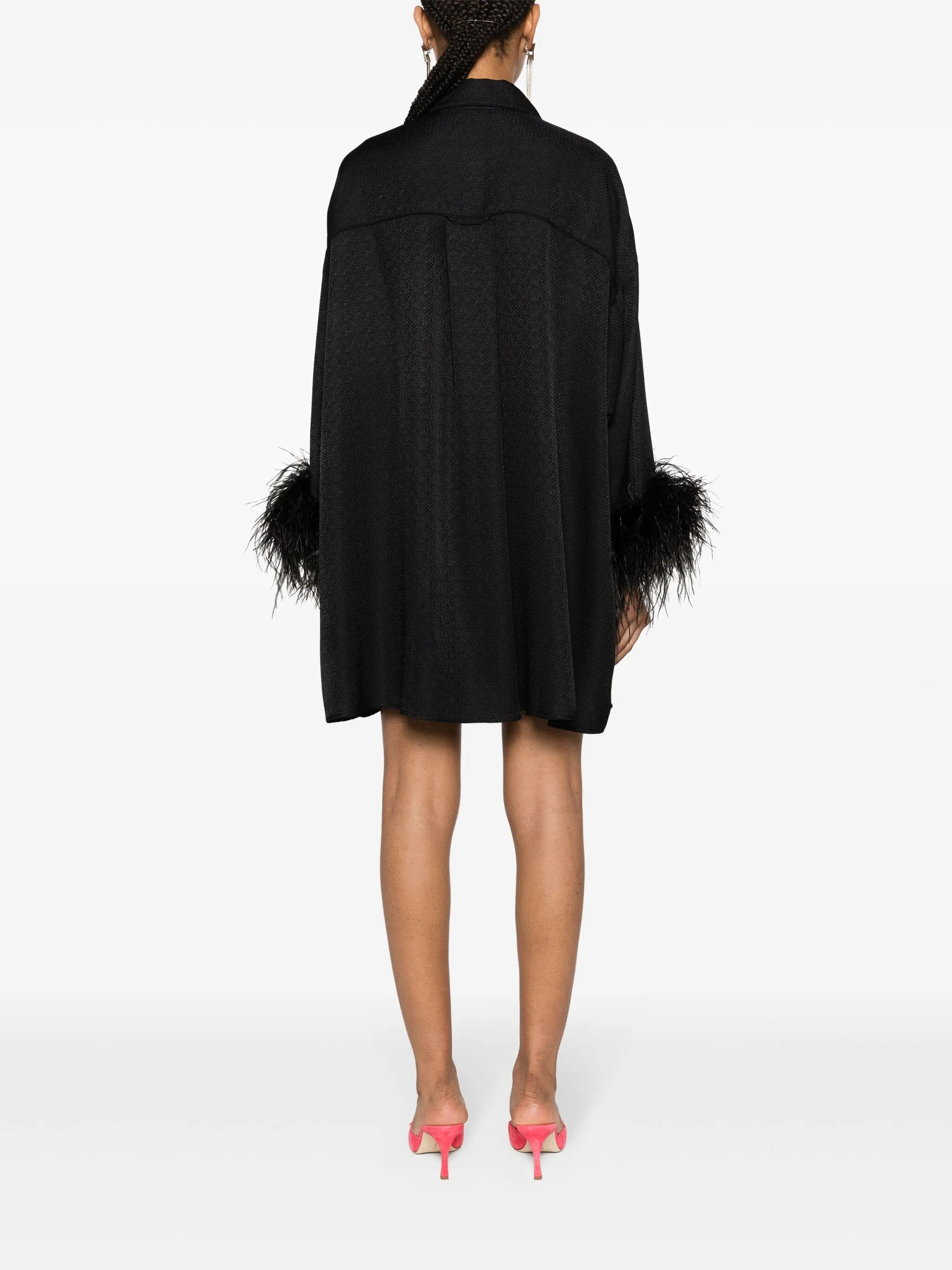Pastelle jacquard shirt dress