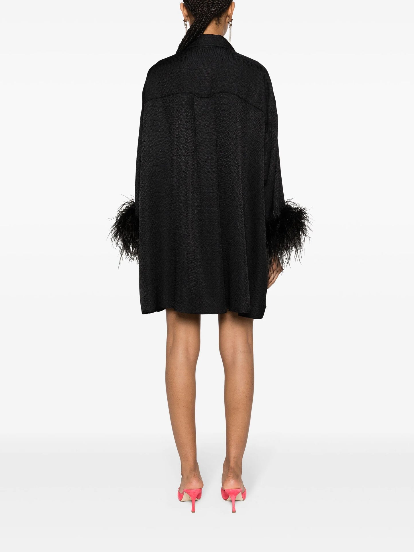Pastelle jacquard shirt dress