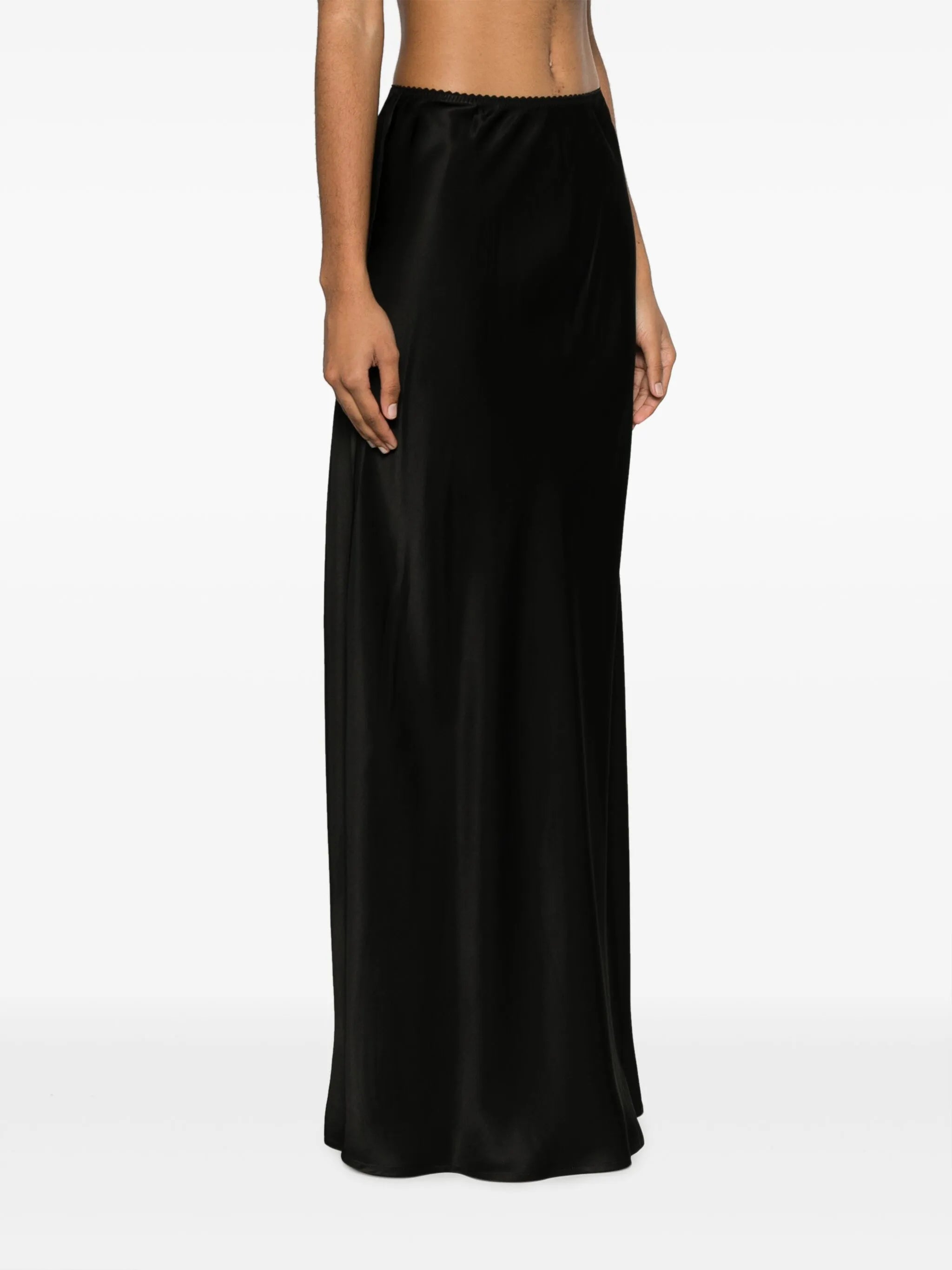 90s satin maxi skirt