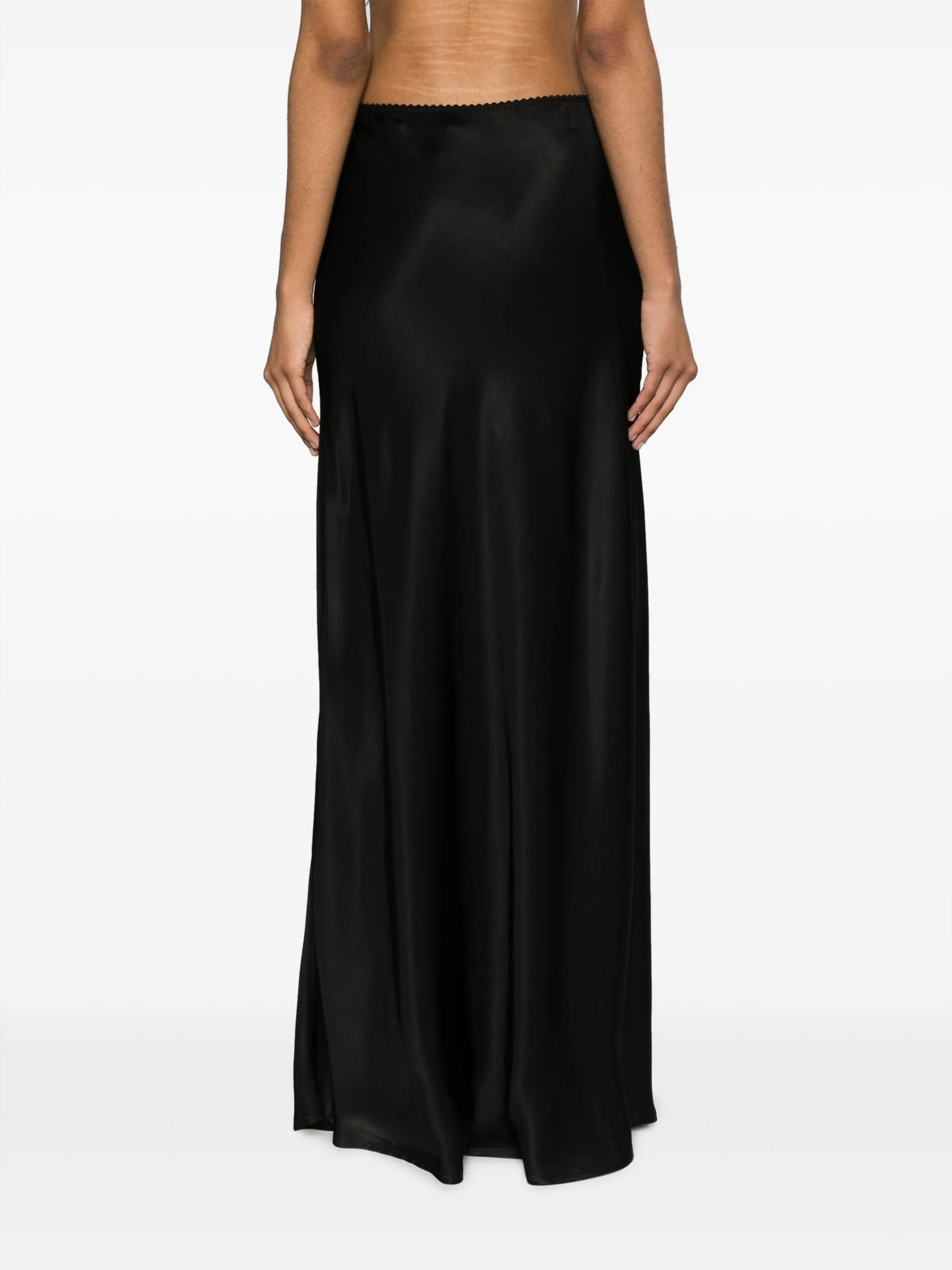 90s satin maxi skirt
