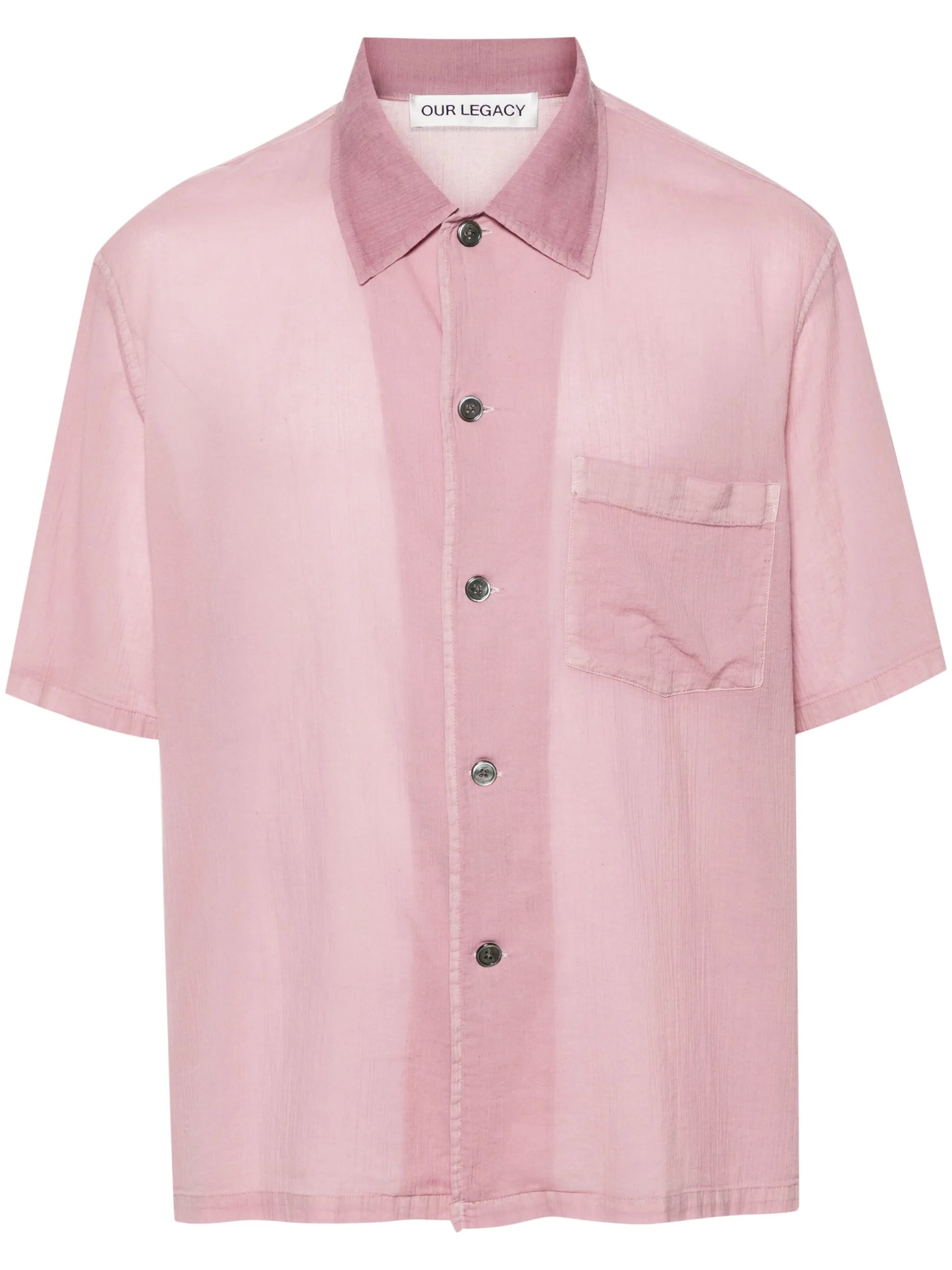 short-sleeve cotton shirt