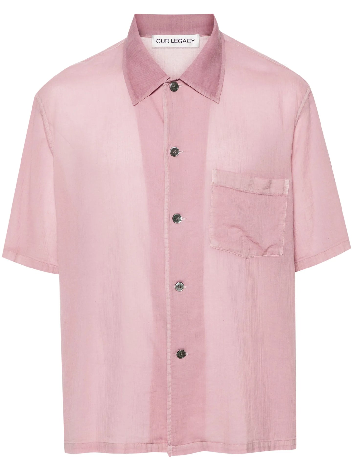 short-sleeve cotton shirt