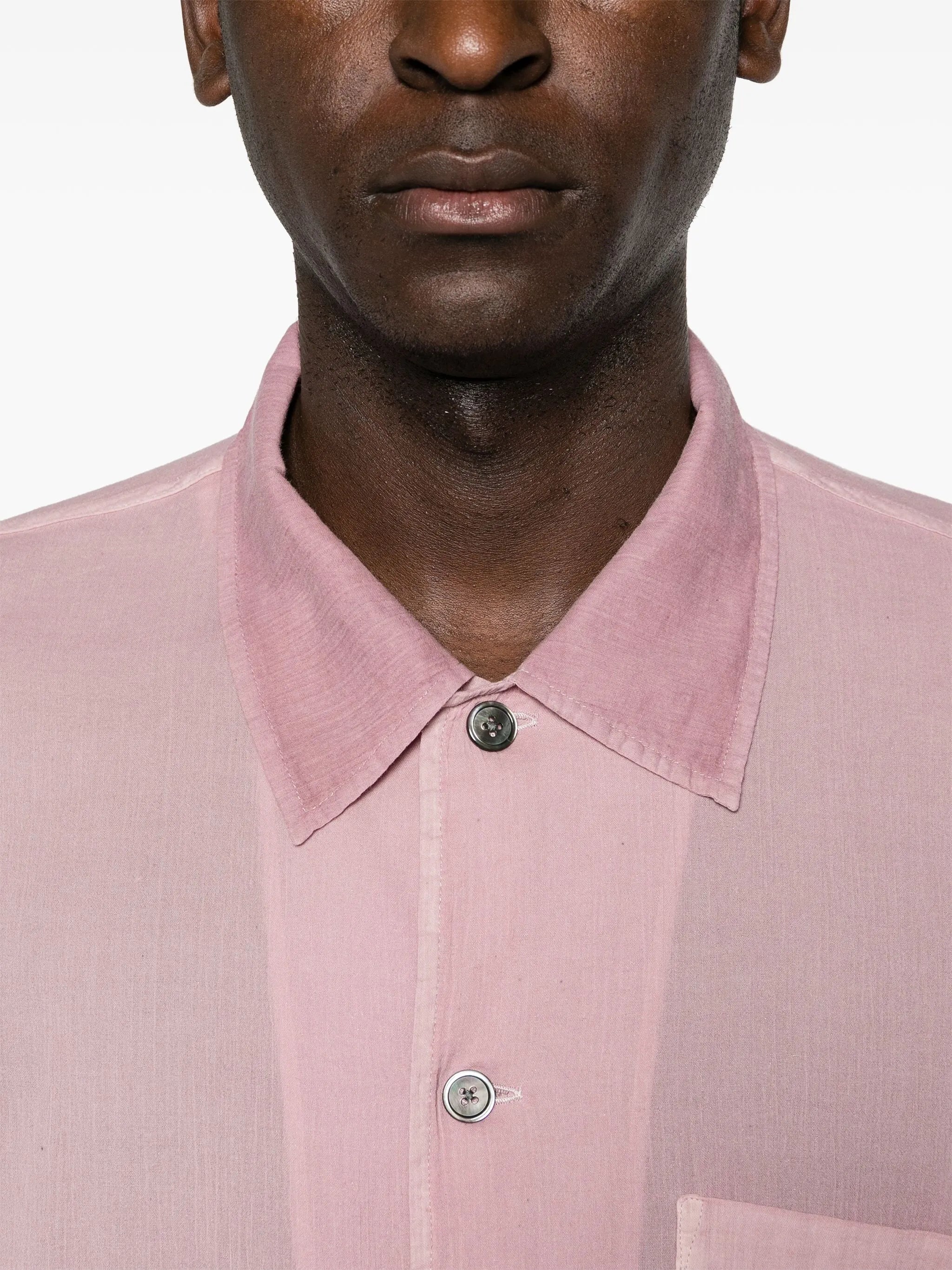 short-sleeve cotton shirt