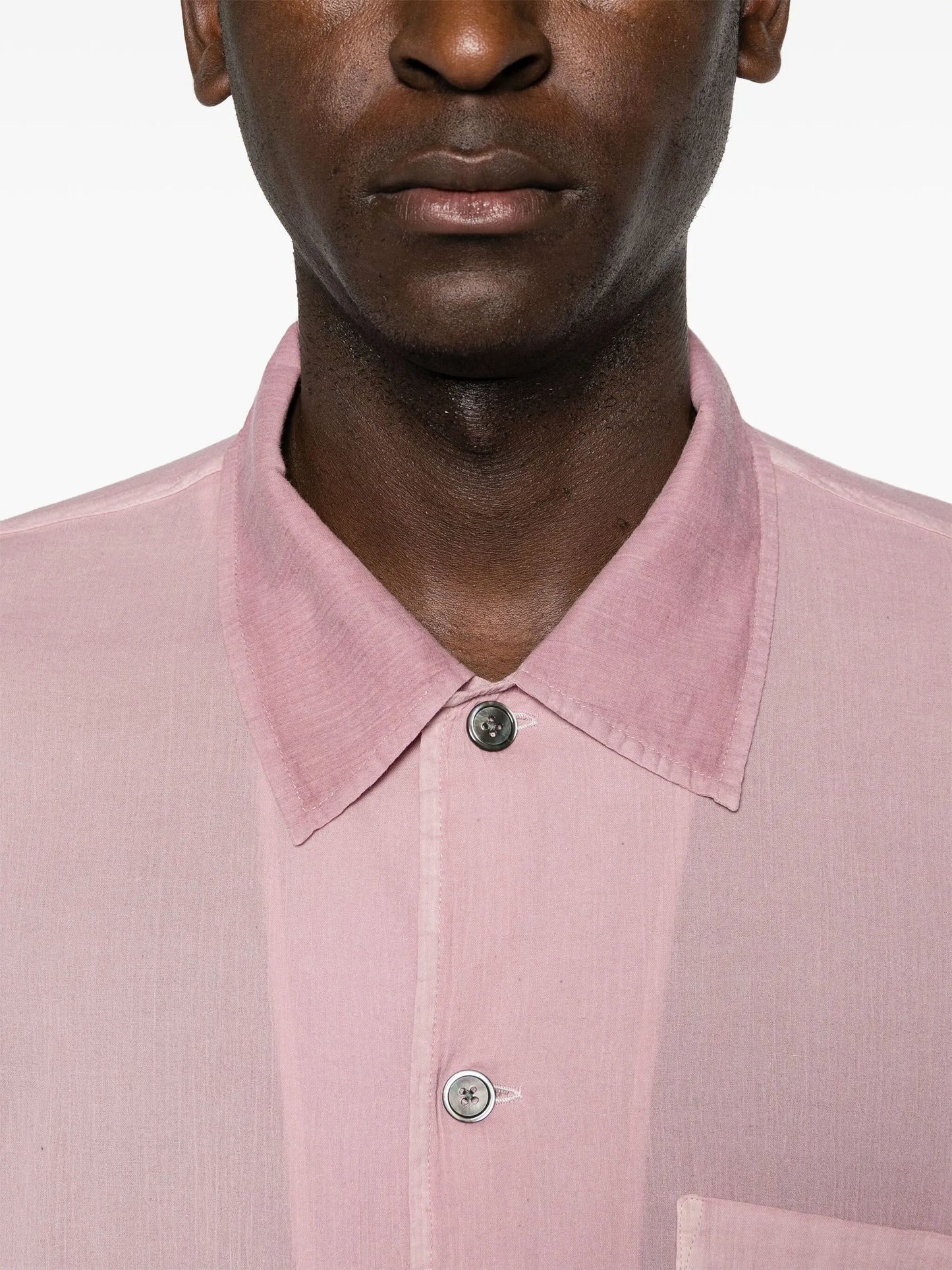short-sleeve cotton shirt