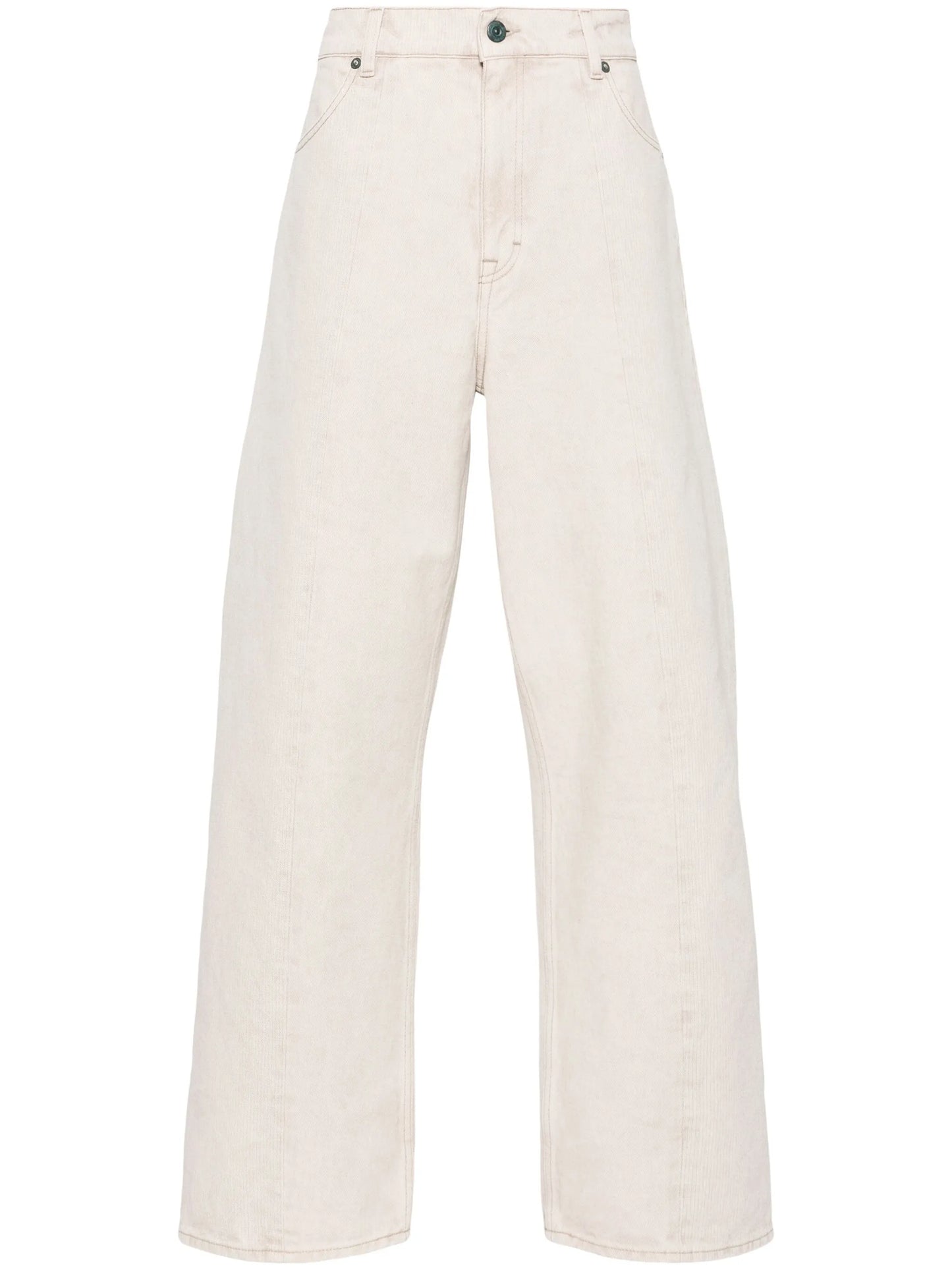 Fatigue high-rise wide-leg jeans