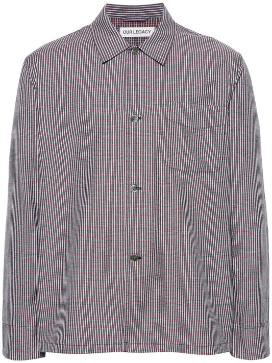 Box checked shirt