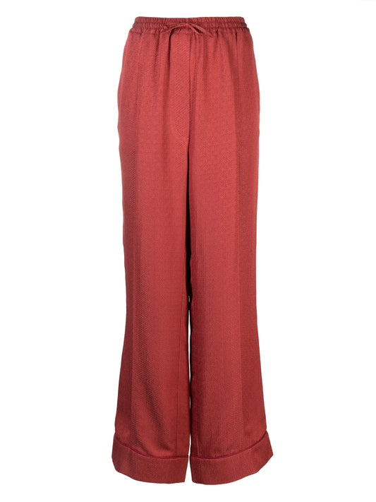 Pastelle pattern-jacquard pyjama pants