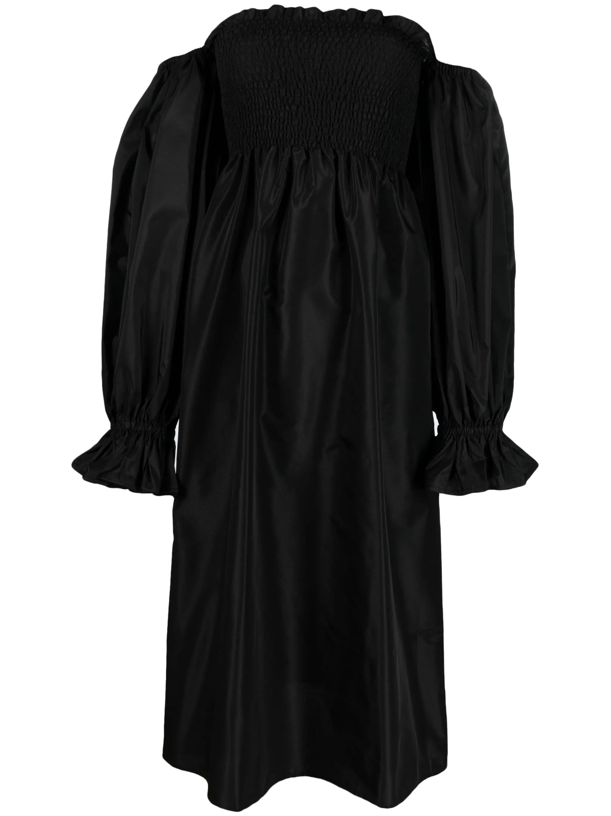Atlanta satin crepe midi dress