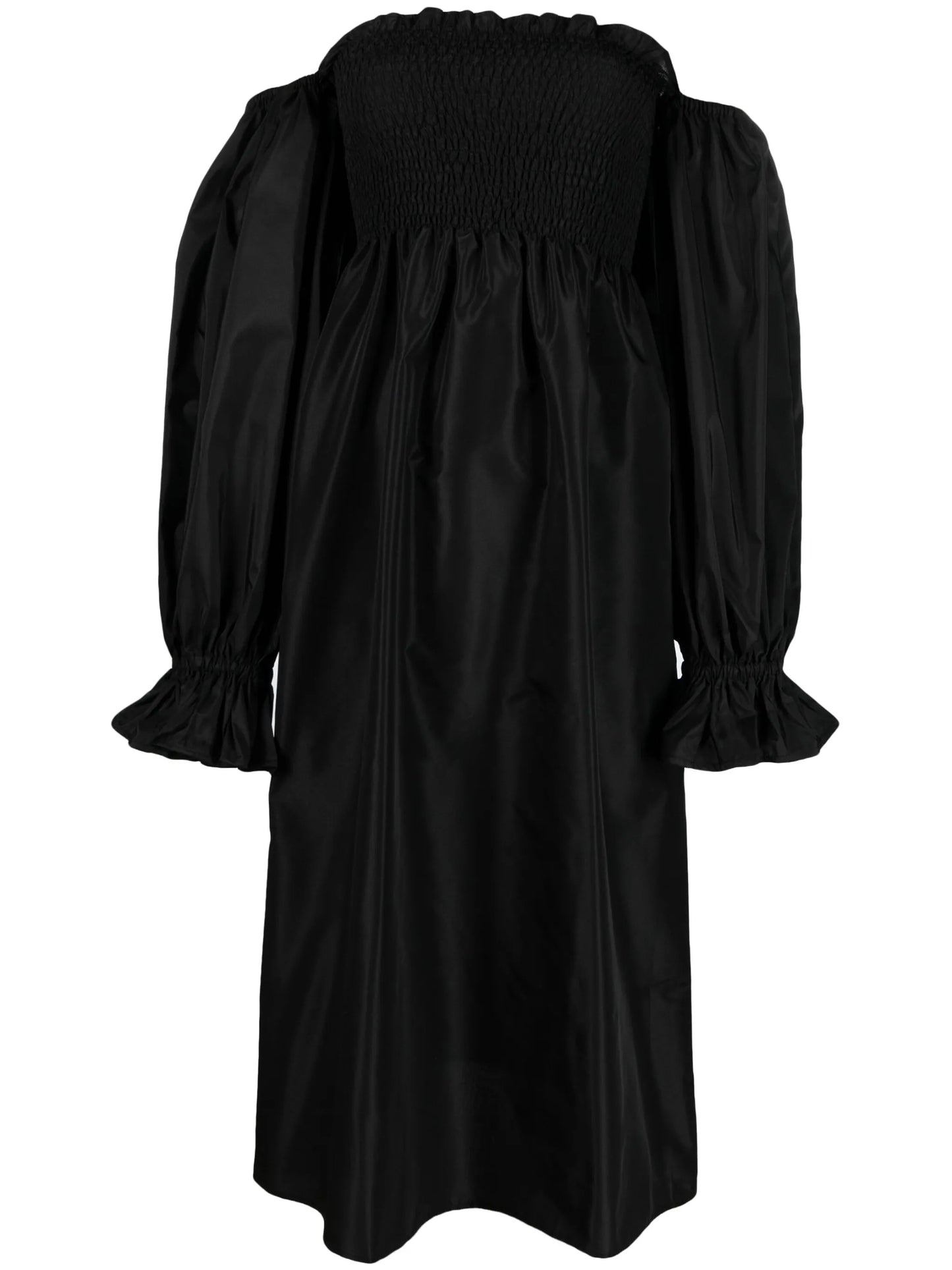 Atlanta satin crepe midi dress