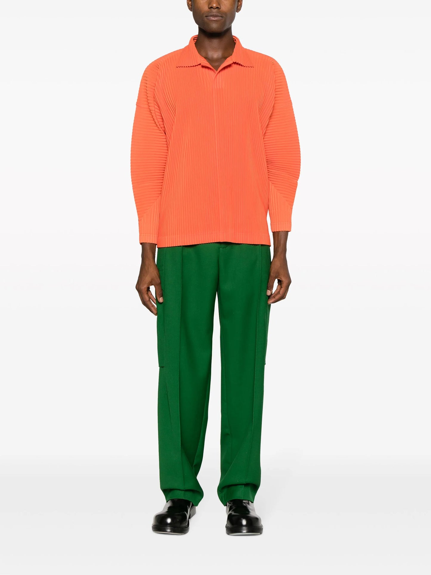MC August button-up shirt
