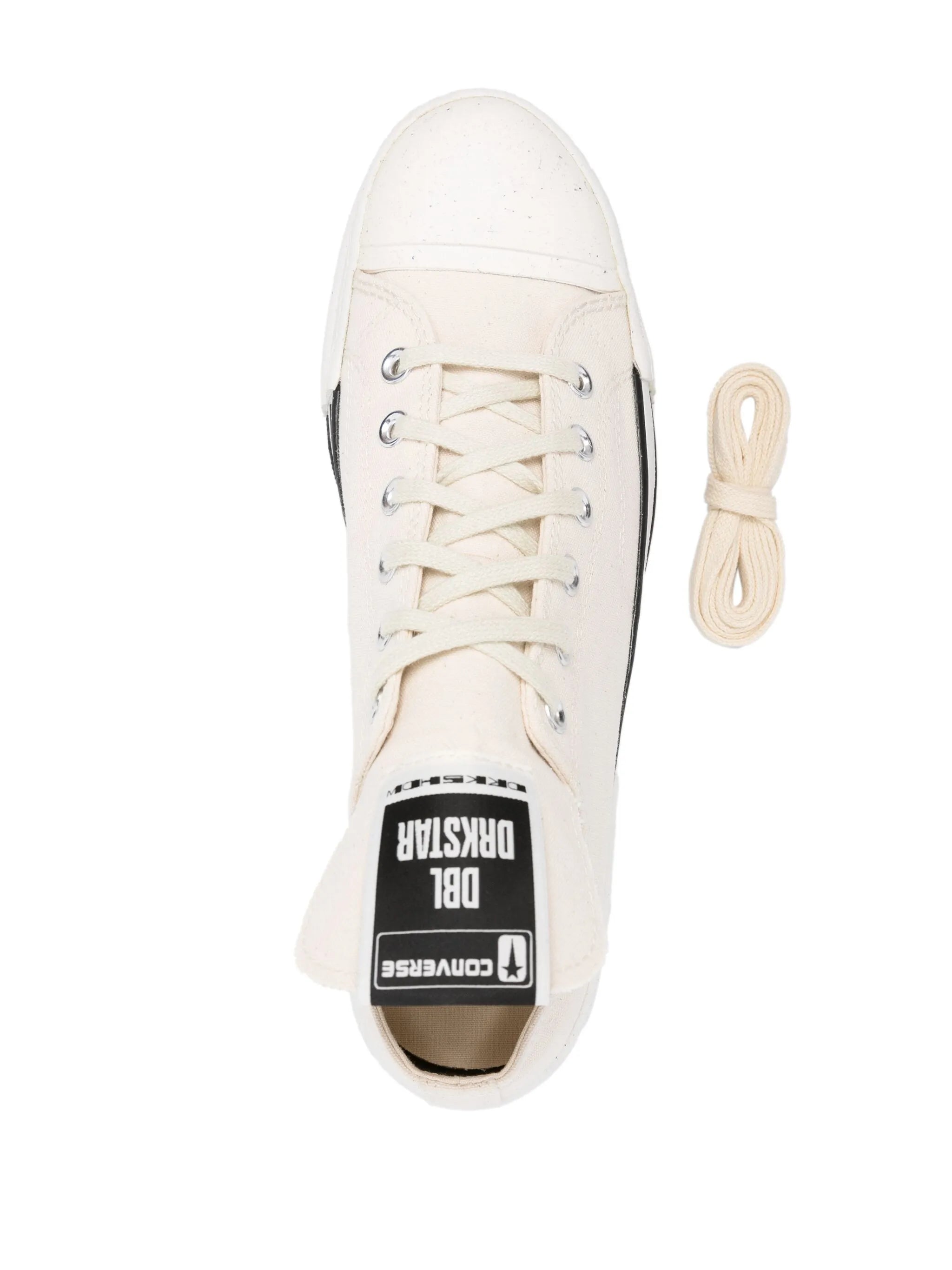 x DRKSHDW oversized-tongue lace-up sneakers