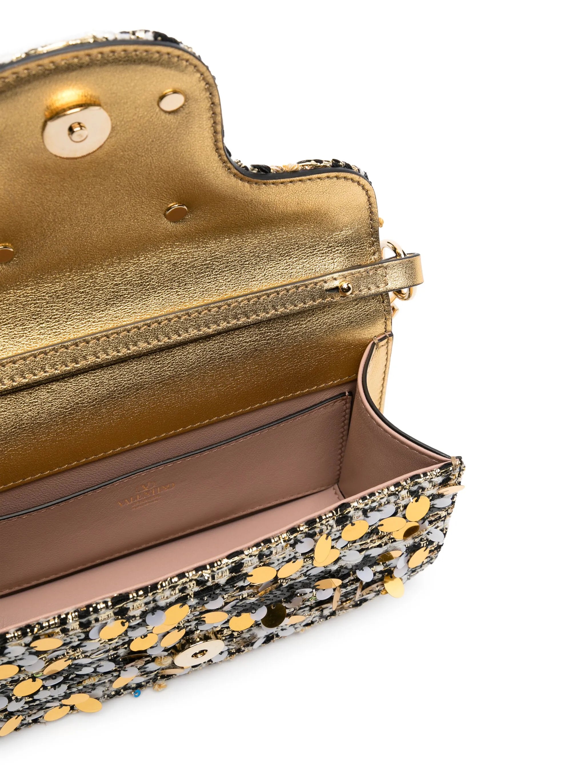 Locò sequin-embellished mini shoulder bag