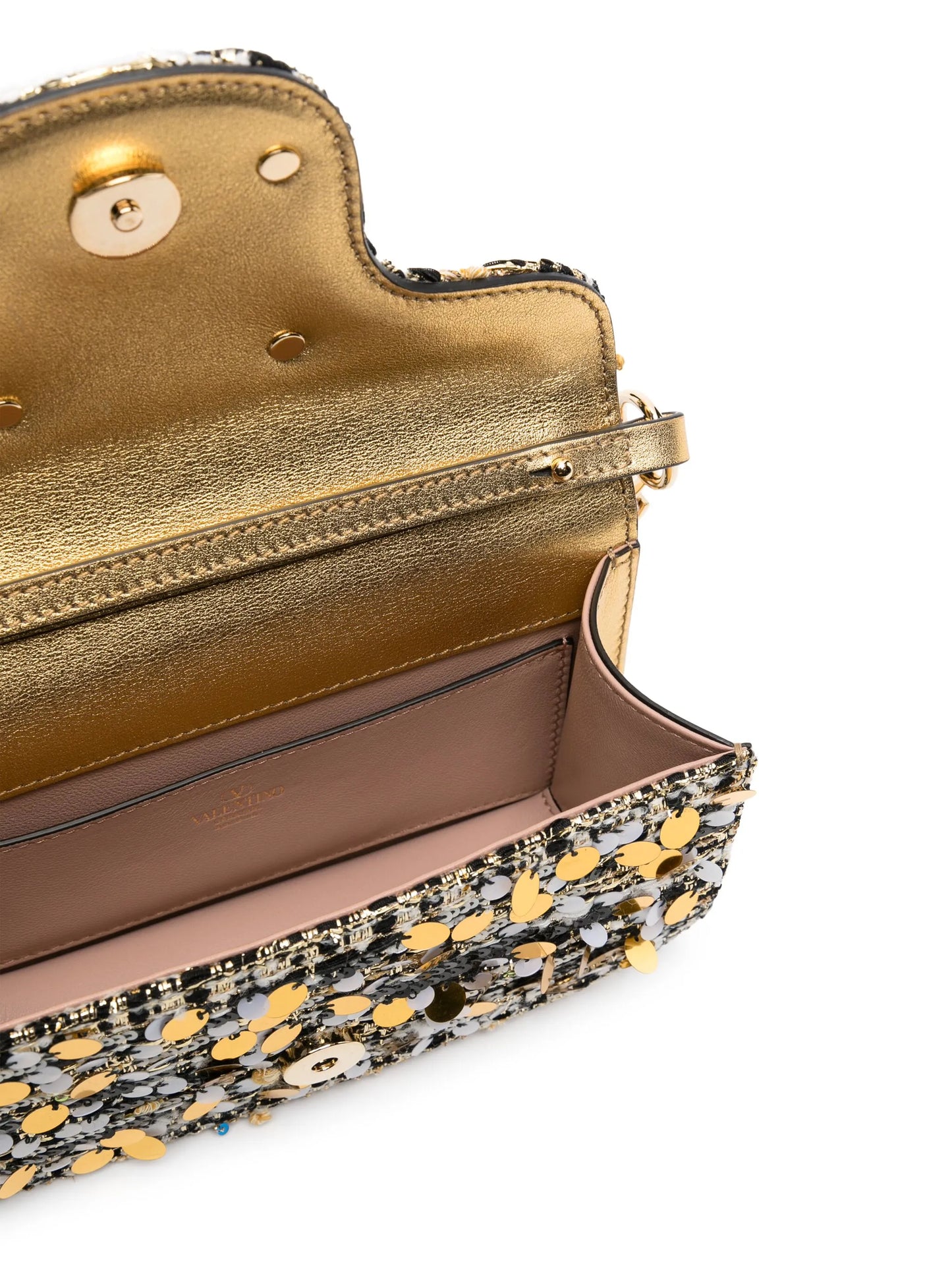 Locò sequin-embellished mini shoulder bag