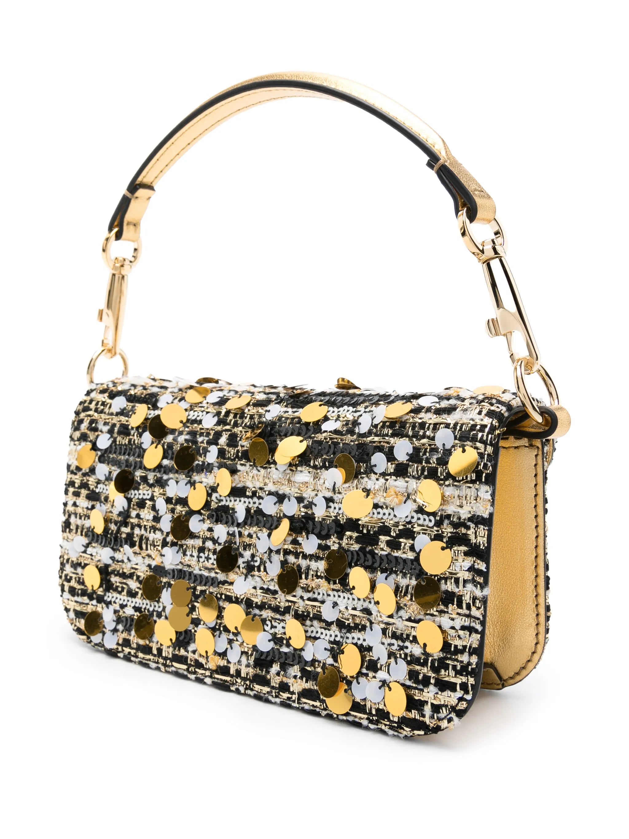 Locò sequin-embellished mini shoulder bag