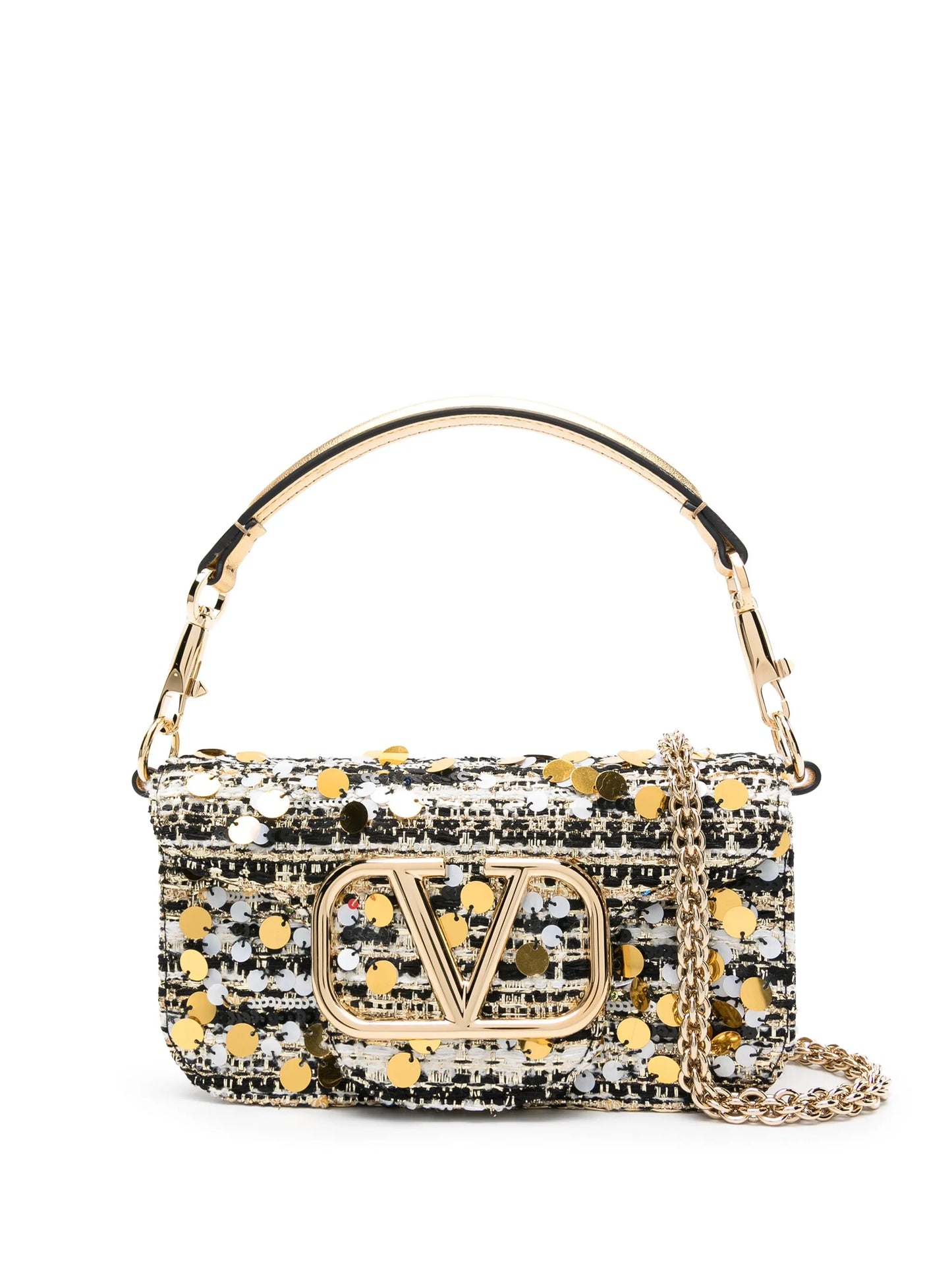 Locò sequin-embellished mini shoulder bag