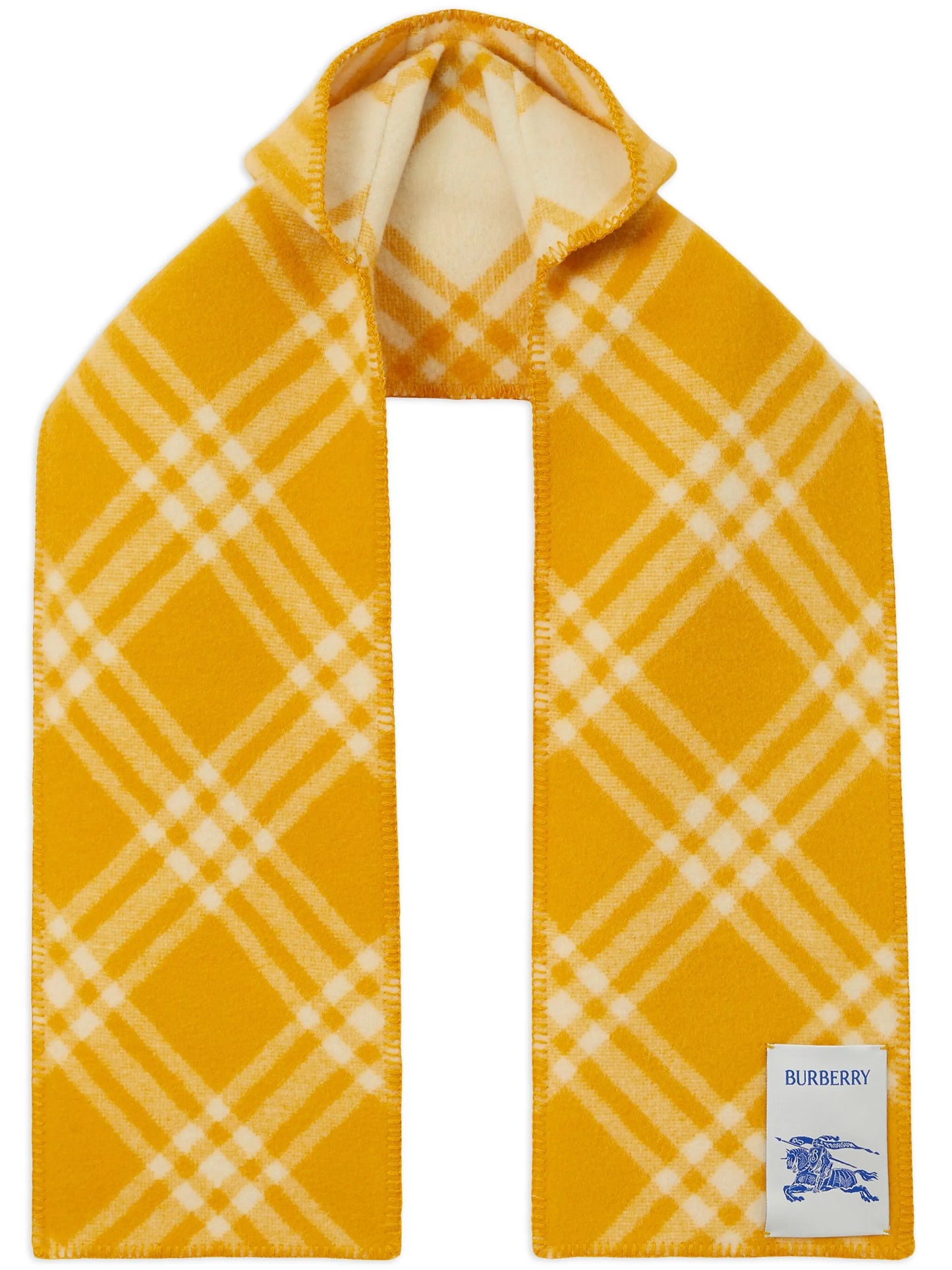 Vintage Check wool scarf